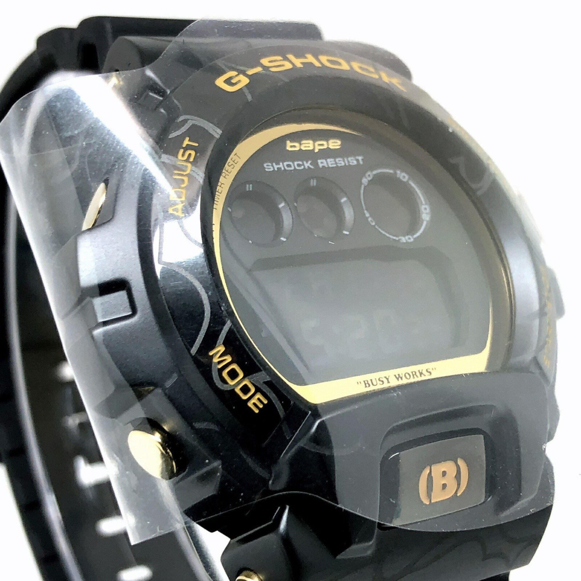 G-SHOCK CASIO Watch GM-6900BAPE-1 BAPE 30th ANNIVERSARY EXCLUSIVE MODEL A Anniversary Model Metal Bezel Black Camouflage Released in November 2023 Mikunigaoka Store