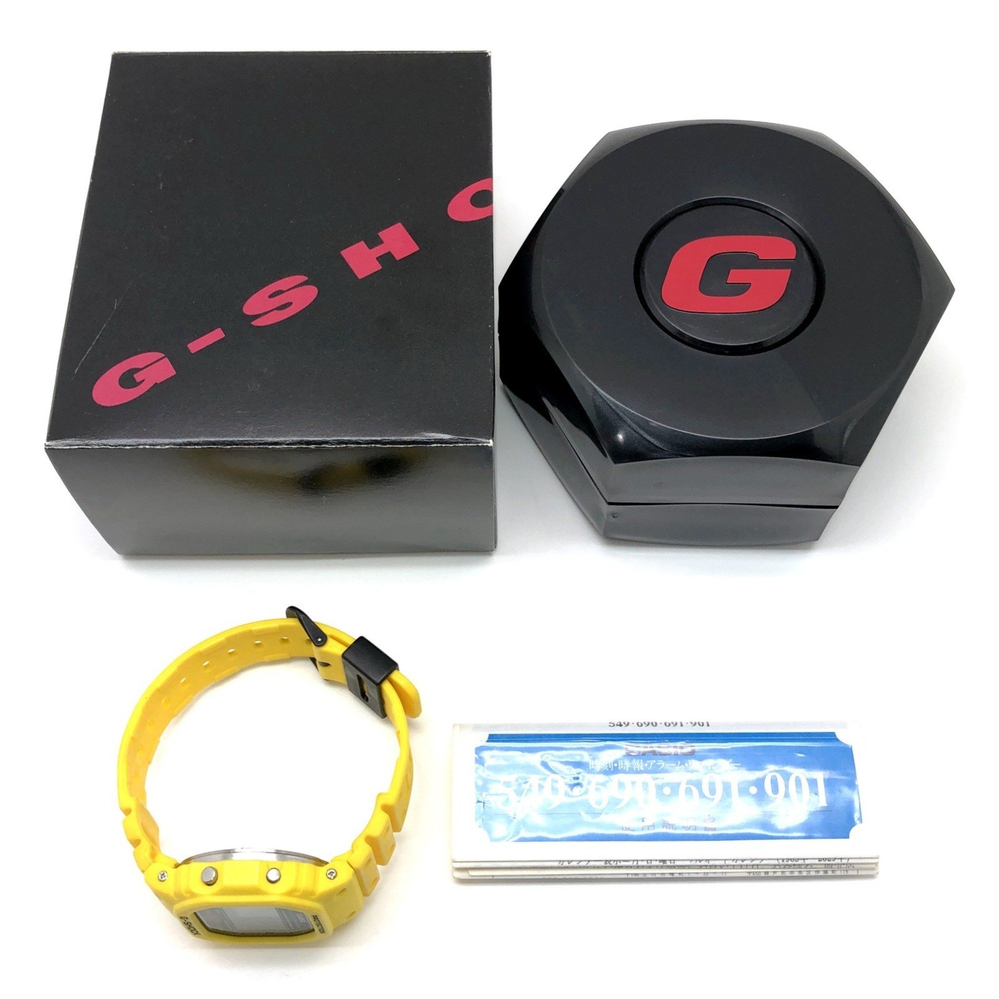 G-SHOCK CASIO Watch DW-5600C-9BV M901 Overseas 200M Yellow Speed Green Miniature Bulb Released June 1987 Mikunigaoka Store