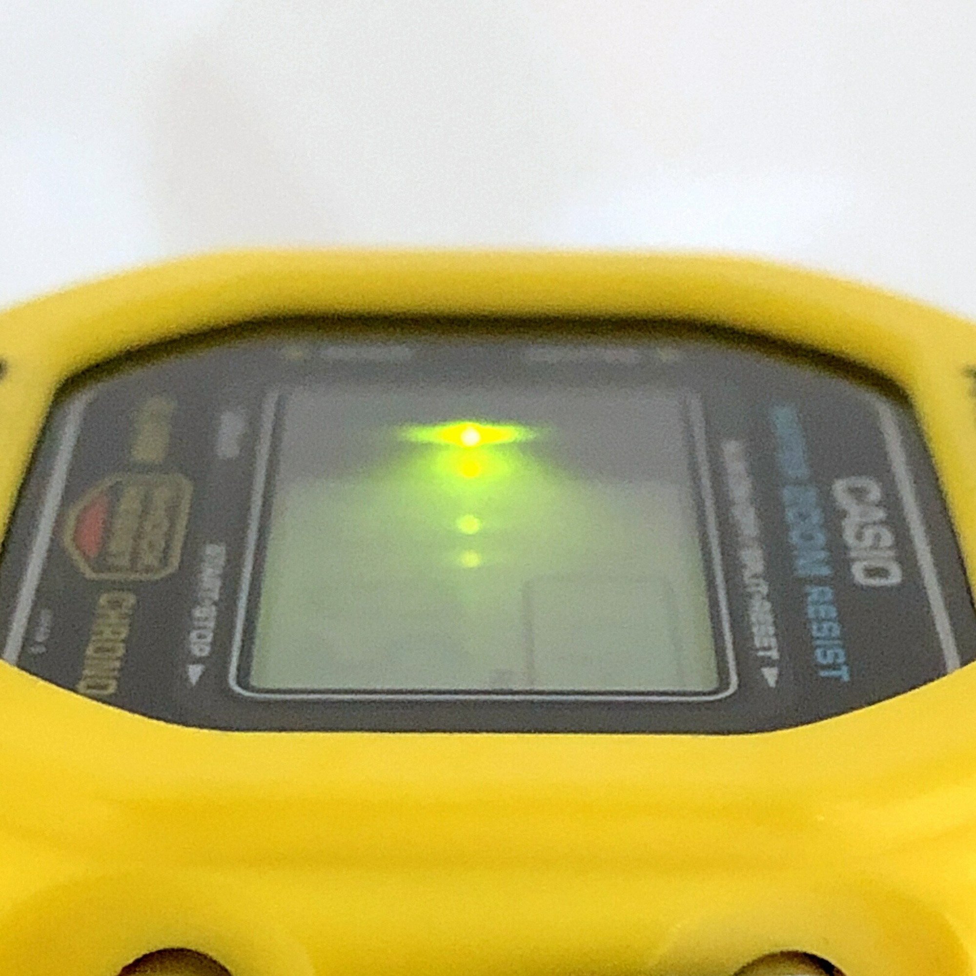 G-SHOCK CASIO Watch DW-5600C-9BV M901 Overseas 200M Yellow Speed Green Miniature Bulb Released June 1987 Mikunigaoka Store