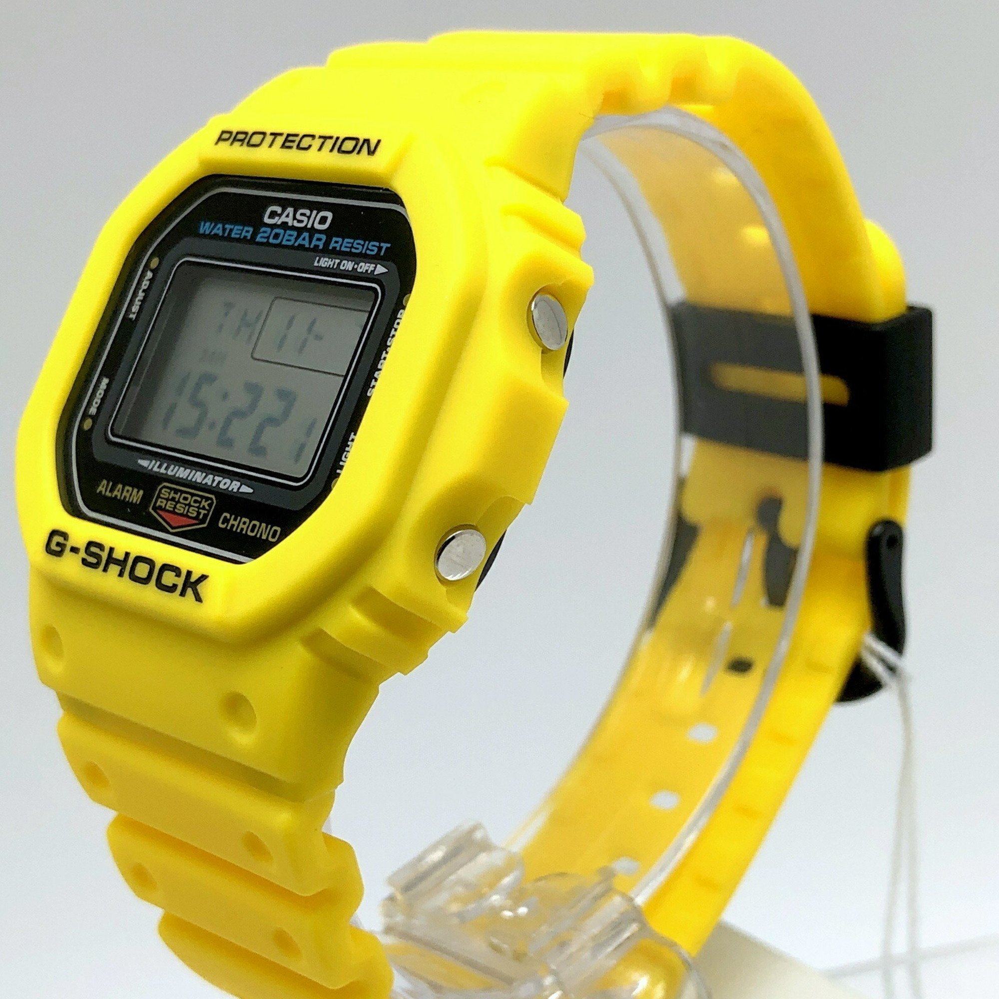 G-SHOCK CASIO Casio Watch DWE-5600R-9 Reprint Yellow Speed Early Color Revival Replacement Belt and Bezel Set DW-5600C-9B Reproduction Model Released October 2021 Mikunigaoka Store