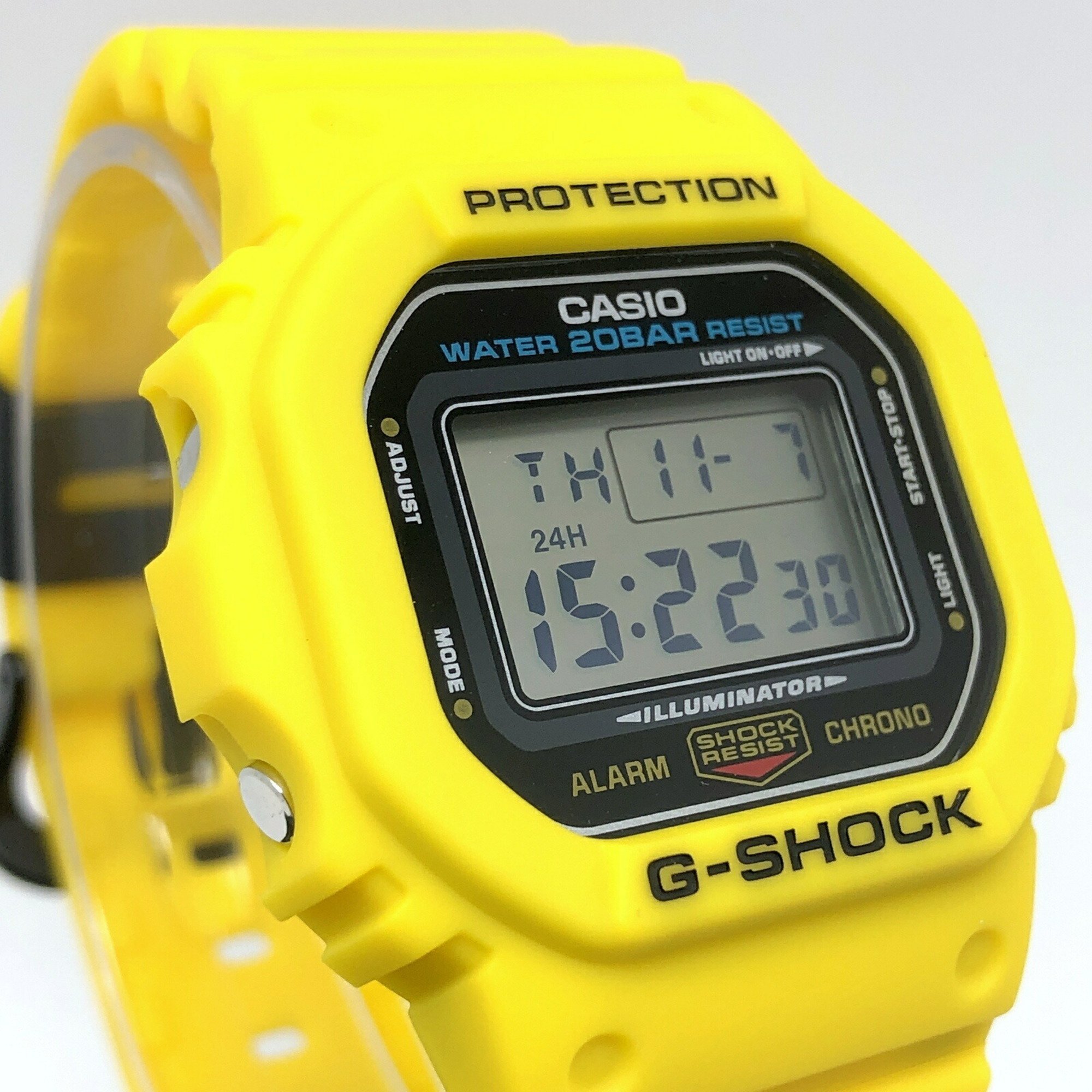 G-SHOCK CASIO Casio Watch DWE-5600R-9 Reprint Yellow Speed Early Color Revival Replacement Belt and Bezel Set DW-5600C-9B Reproduction Model Released October 2021 Mikunigaoka Store