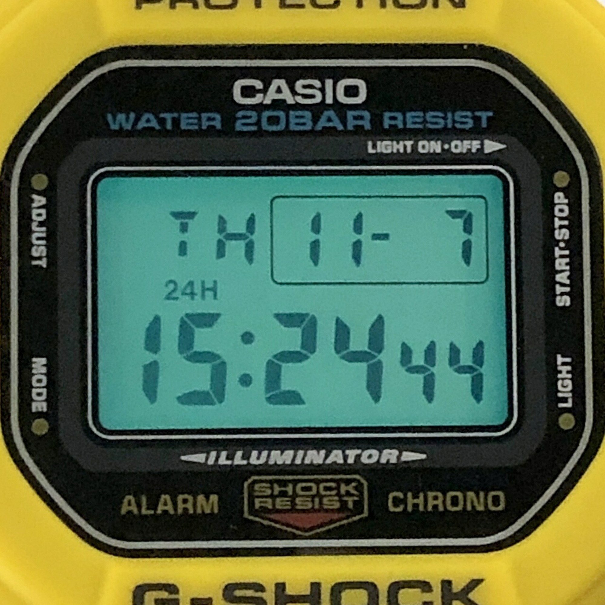 G-SHOCK CASIO Casio Watch DWE-5600R-9 Reprint Yellow Speed Early Color Revival Replacement Belt and Bezel Set DW-5600C-9B Reproduction Model Released October 2021 Mikunigaoka Store