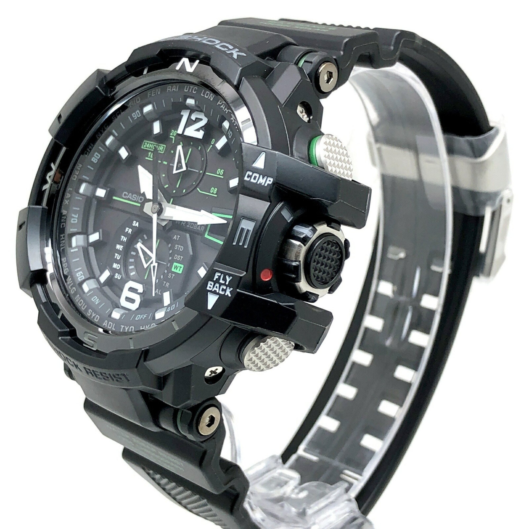 G-SHOCK CASIO Watch GW-A1100-1A3 GRAVITYMASTER Radio Solar Compass Triple G Resist Vibration, Centrifugal and Vibration Resistant Design Released in June 2013 Mikunigaoka Store