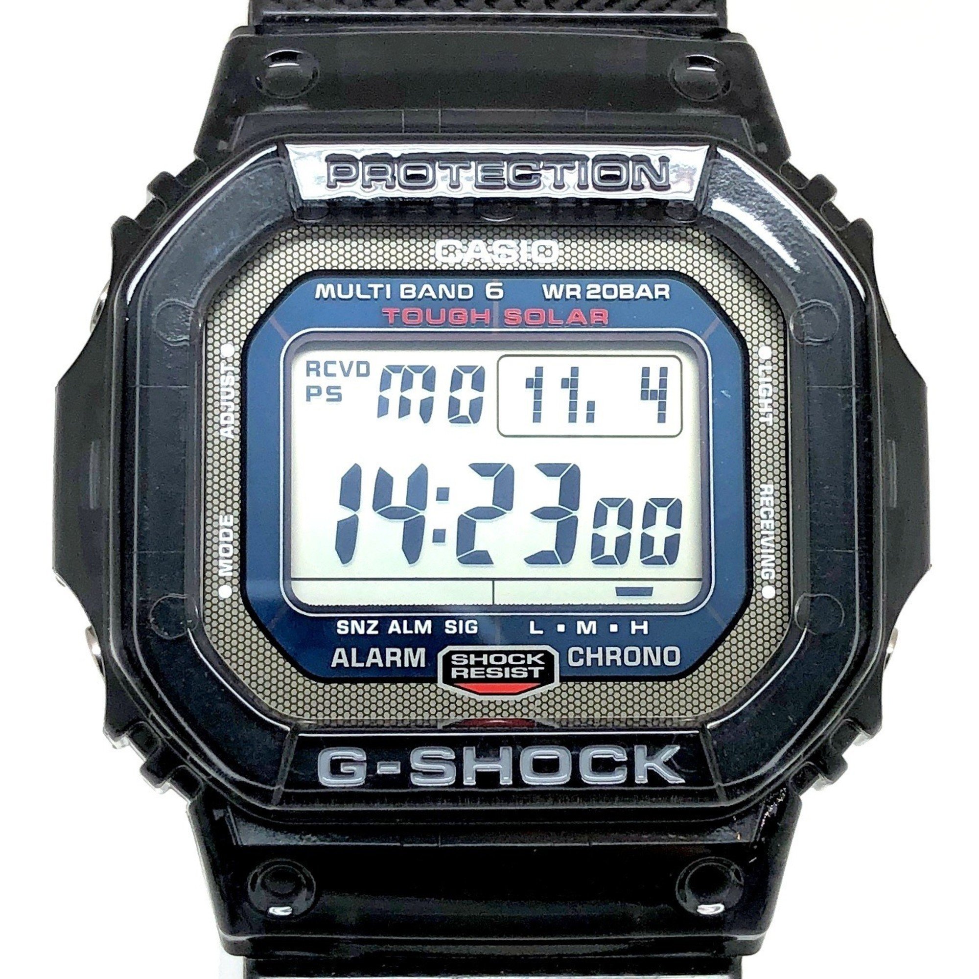 G-SHOCK CASIO Watch GW-S5600-1 RM Series Radio Solar Tough Multiband 6 Black Skeleton Bezel Carbon Fiber Insert Band Released June 2010 Mikunigaoka Store