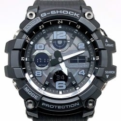 G-SHOCK CASIO Watch GWG-100-1A MUDMASTER Radio Solar Double LED Light Dustproof and Mudproof Analog-Digi Black Military Released in February 2018 Mikunigaoka Store