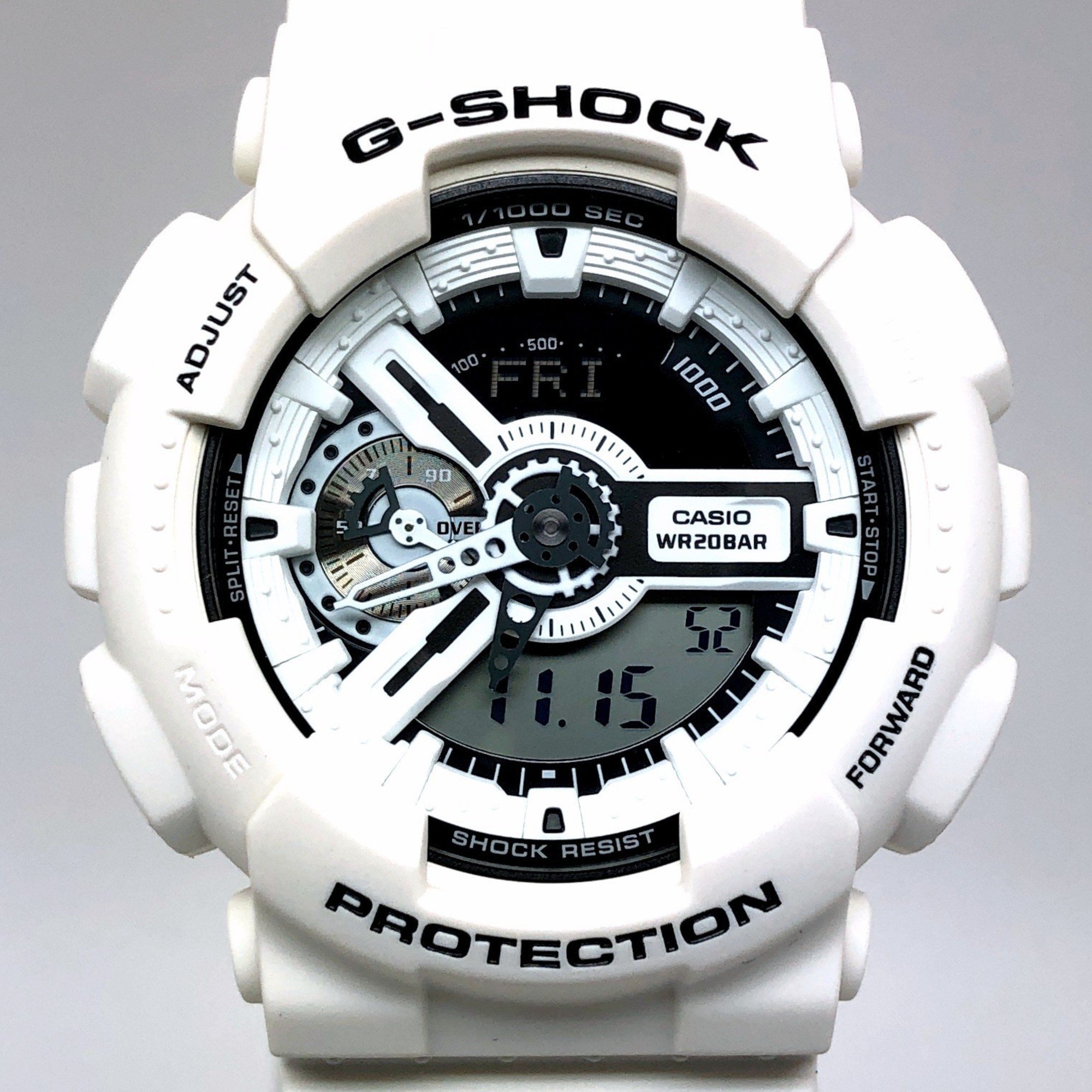 G-SHOCK CASIO Watch GA-110MH-7A Maharishi Collaboration Model Analog-Digi LED Light White DPM Camouflage Military Released June 2012 Mikunigaoka Store