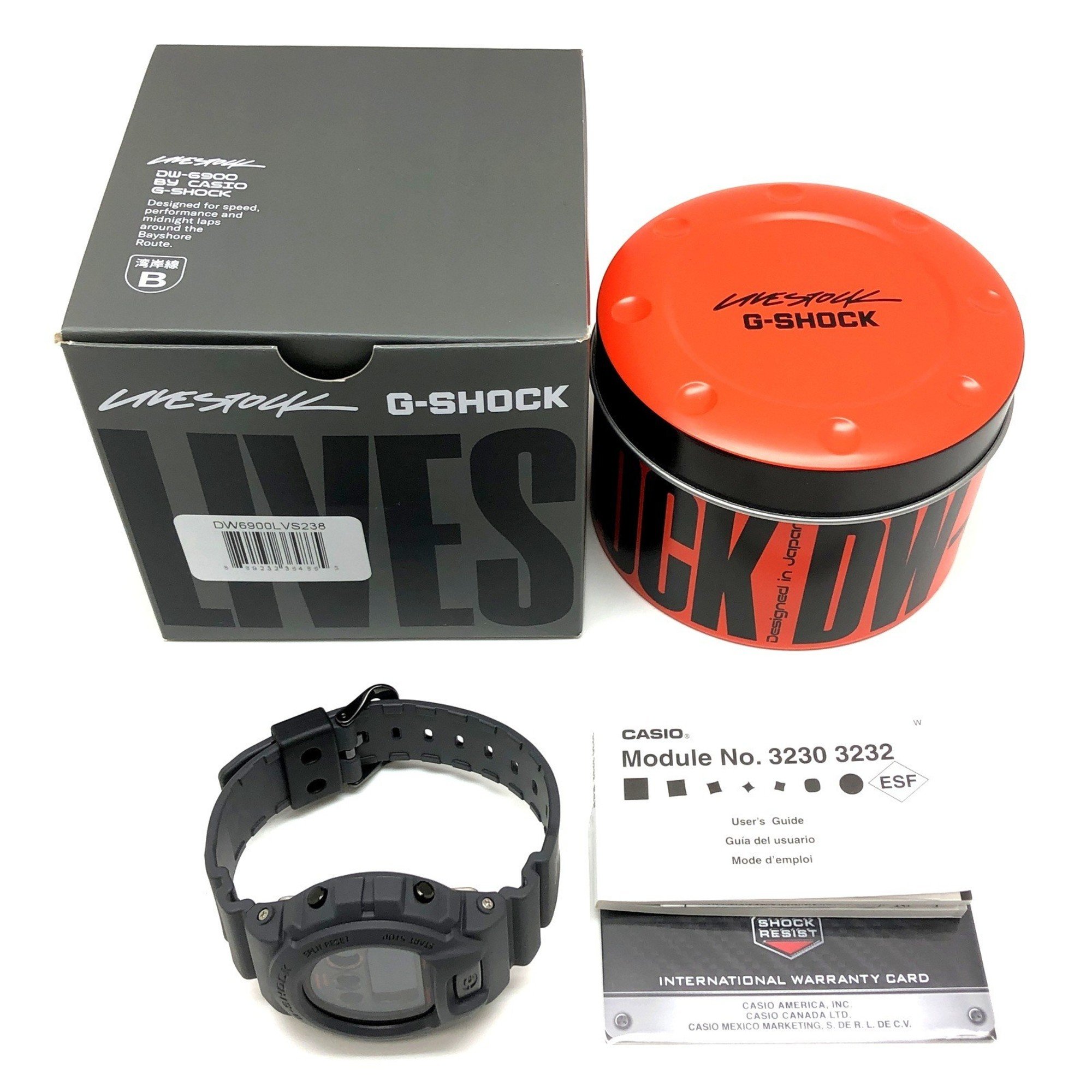 G-SHOCK CASIO Watch DW-6900LVS238 Livestock 40th ANNIVERSARY Collaboration model commemorating the anniversary of birth G-SHOC Not yet released Shuto Expressway Bayshore Line Route B Released in September 2023 Mikunigaoka store