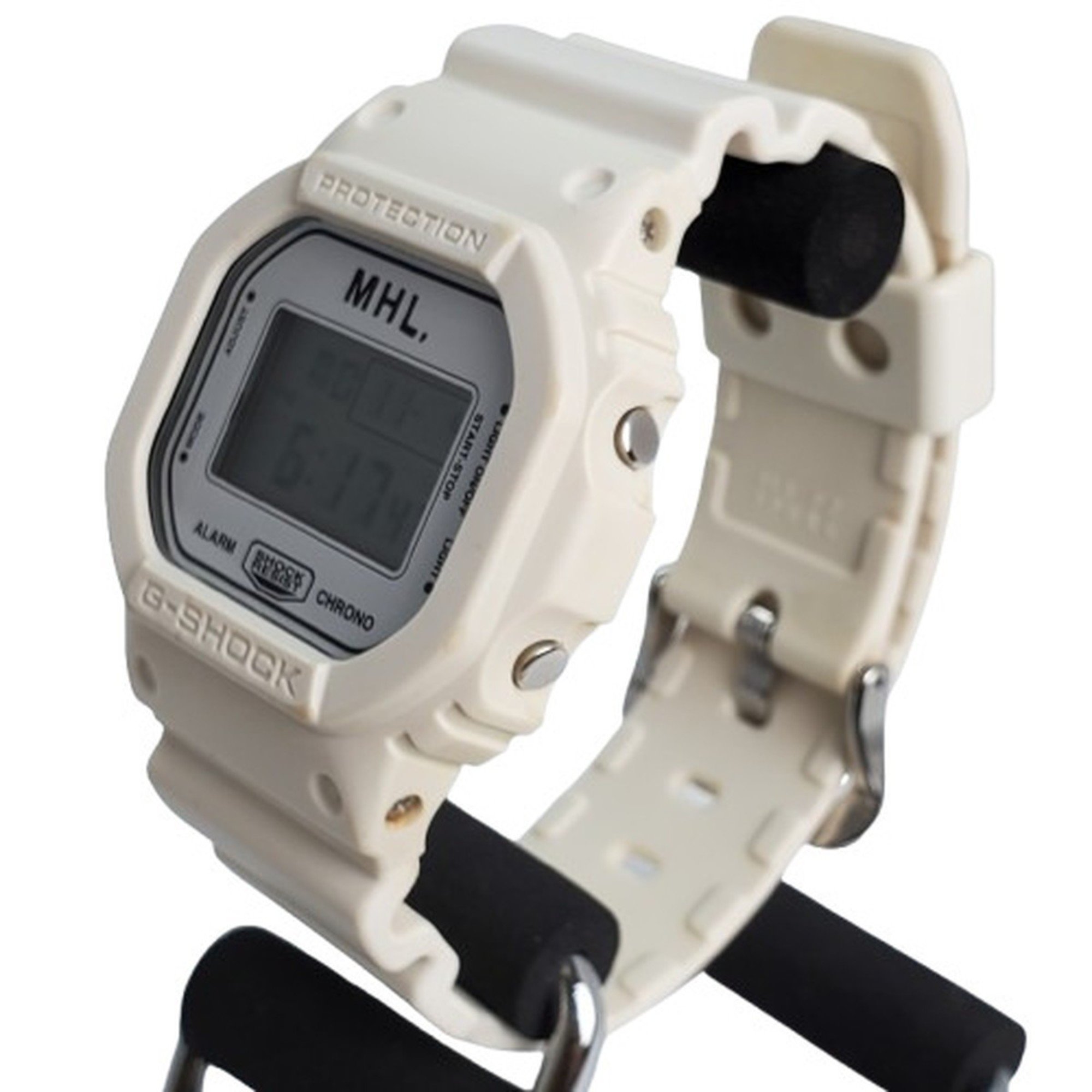 G-SHOCK CASIO Watch DW-5600VT MHL Margaret Howell Collaboration Double Name Digital Quartz White Kaizuka Store