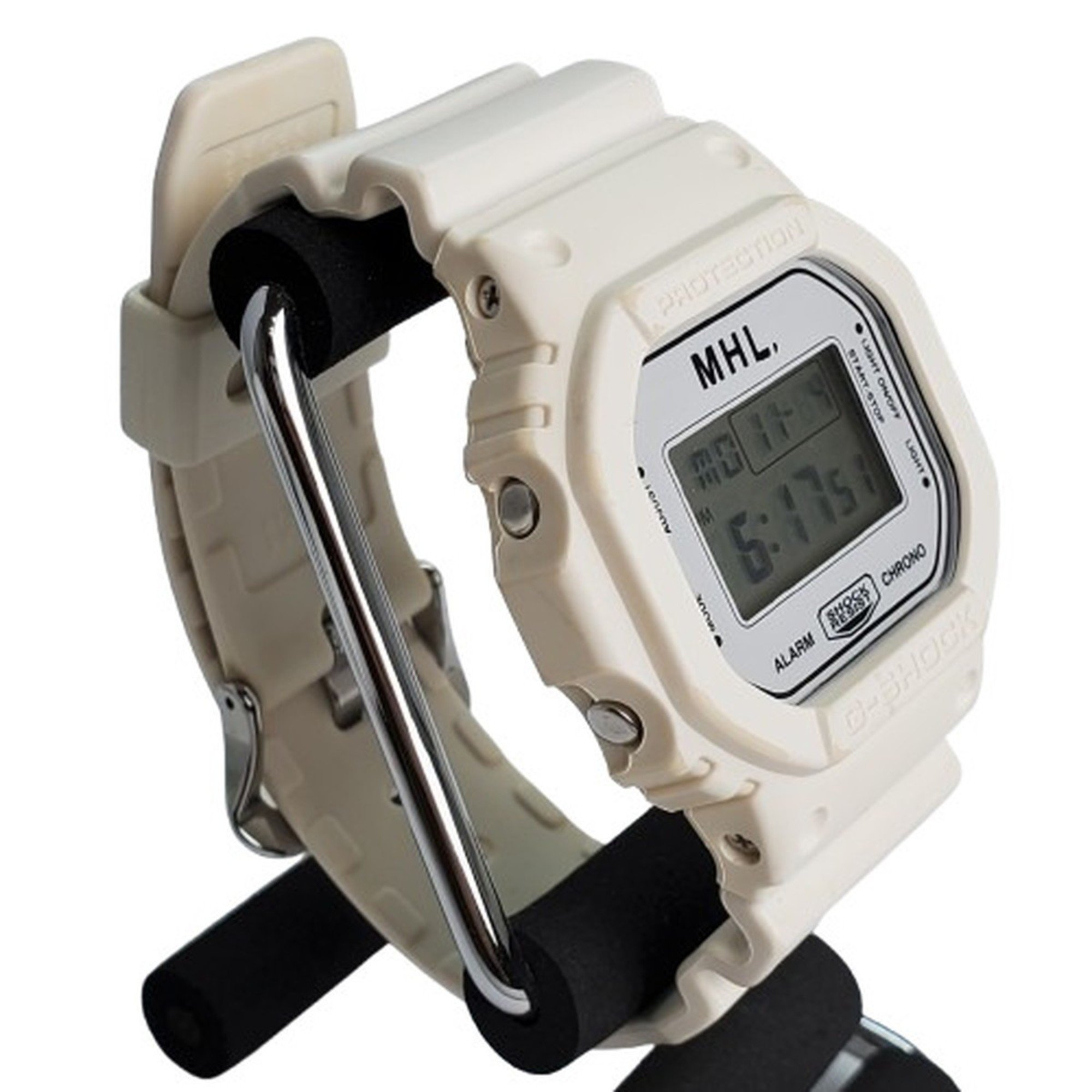 G-SHOCK CASIO Watch DW-5600VT MHL Margaret Howell Collaboration Double Name Digital Quartz White Kaizuka Store