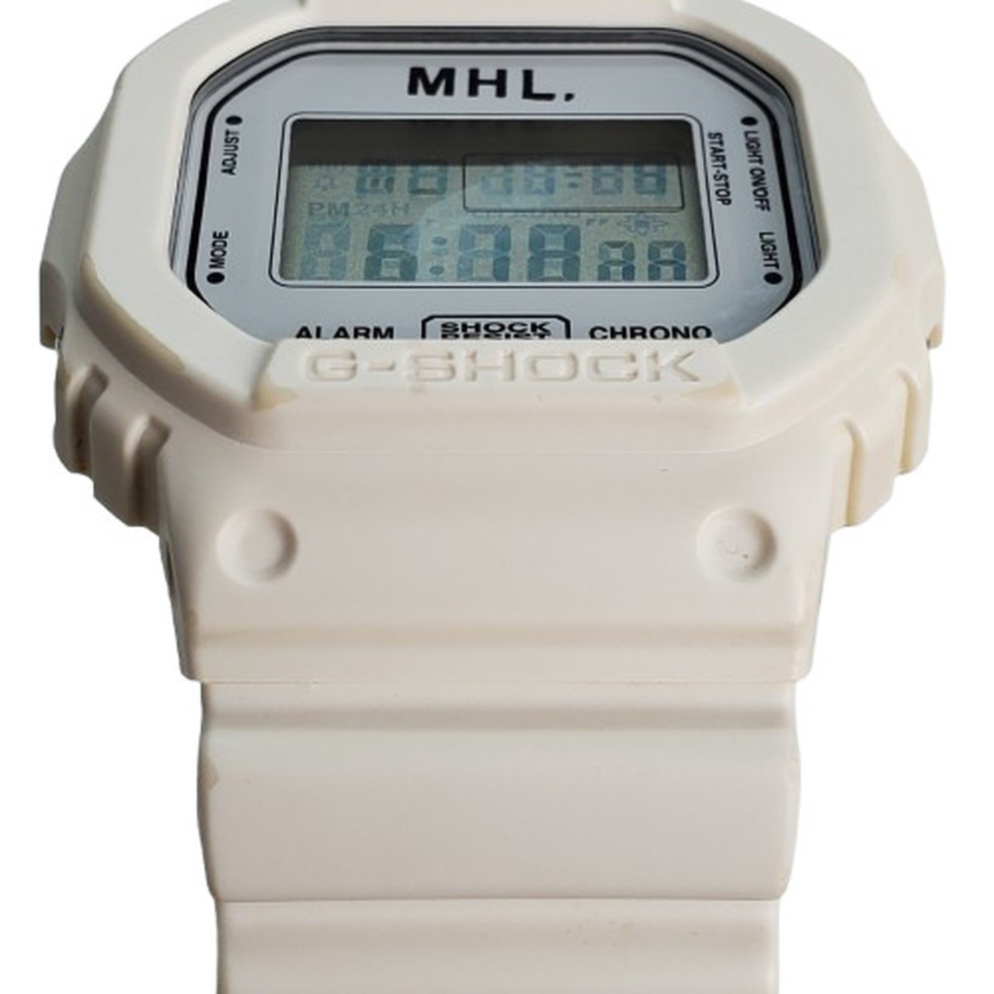 G-SHOCK CASIO Watch DW-5600VT MHL Margaret Howell Collaboration Double Name Digital Quartz White Kaizuka Store