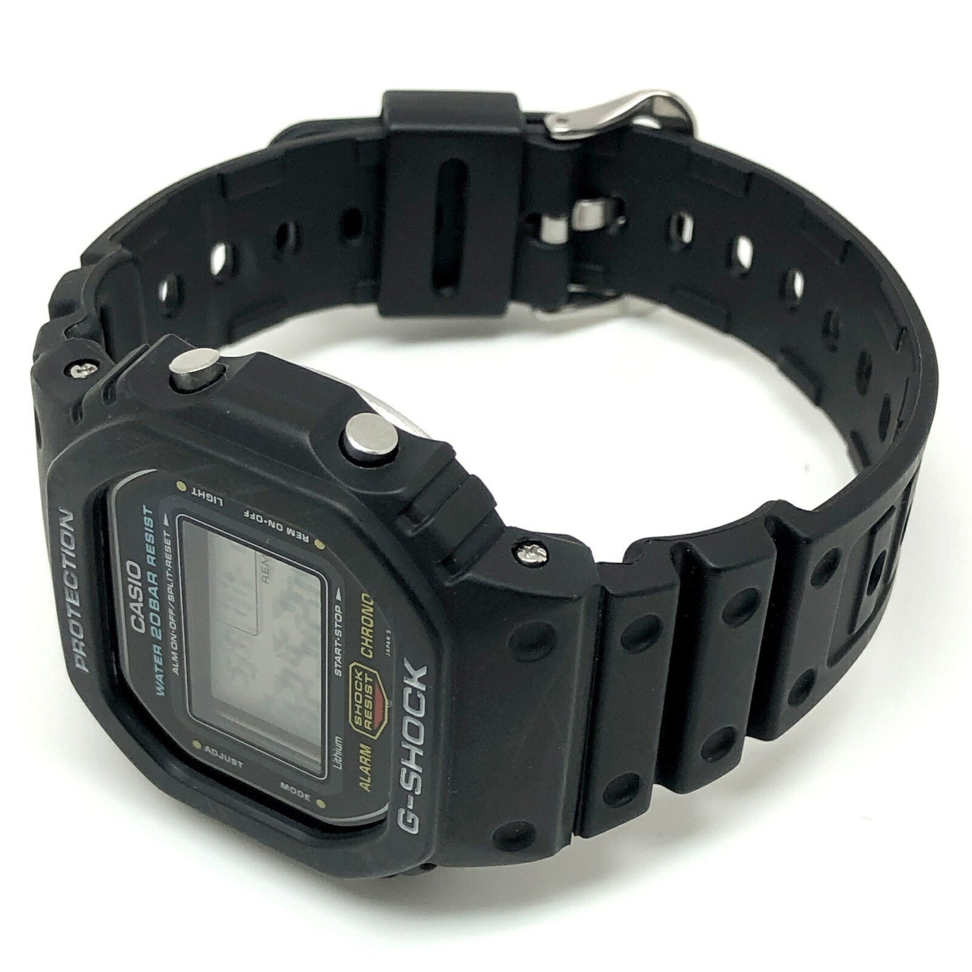 G-SHOCK CASIO Watch DW-5600C-1 M691 Officially restored product Domestic 20BAR Speed model Orange miniature bulb Mirrored back Released in June 1987 SPEED Mikunigaoka store