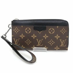 Louis Vuitton Zippy Dragonne Monogram Canvas/Taiga Leather Brown/Black M69407 Long Wallet