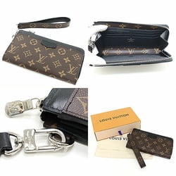 Louis Vuitton Zippy Dragonne Monogram Canvas/Taiga Leather Brown/Black M69407 Long Wallet