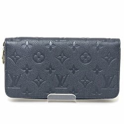 Louis Vuitton Zippy Wallet Monogram Empreinte Navy Blue M82838 Long LV