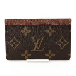 Louis Vuitton LOUIS VUITTON Card Case Porte Carte Simple Business Holder M61733 Armagnac Brown Item