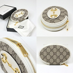 GUCCI Horsebit 1955 Coin Purse 622040 Beige