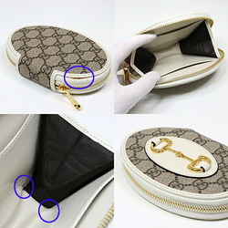 GUCCI Horsebit 1955 Coin Purse 622040 Beige