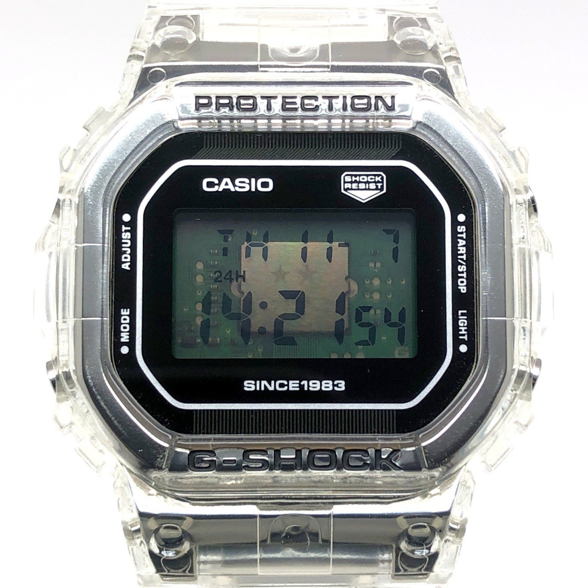 G-SHOCK CASIO Watch DW-5040RX-7 40th ANNIVERSARY Clear Remix Anniversary Skeleton Released in July 2023 Mikunigaoka Store