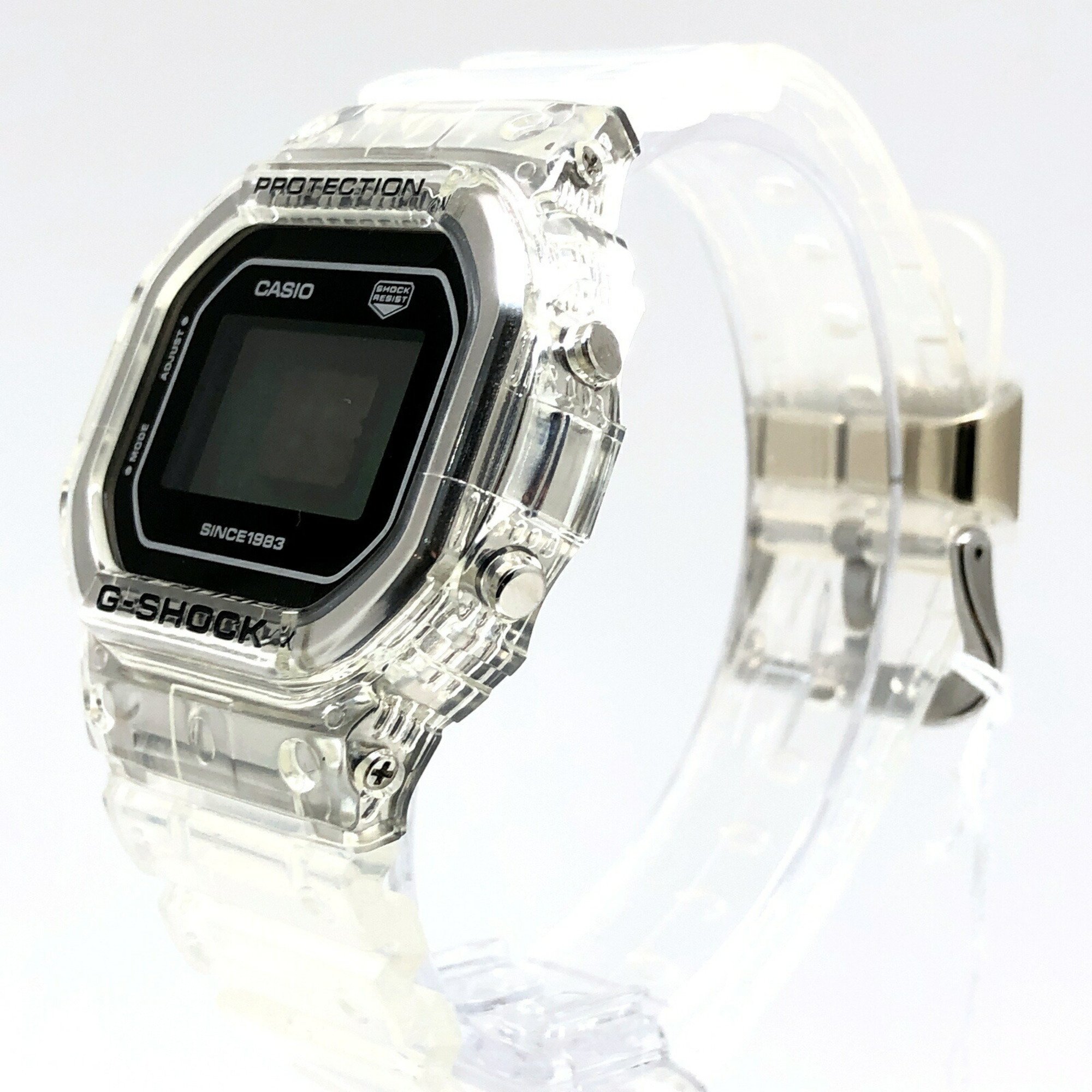 G-SHOCK CASIO Watch DW-5040RX-7 40th ANNIVERSARY Clear Remix Anniversary Skeleton Released in July 2023 Mikunigaoka Store