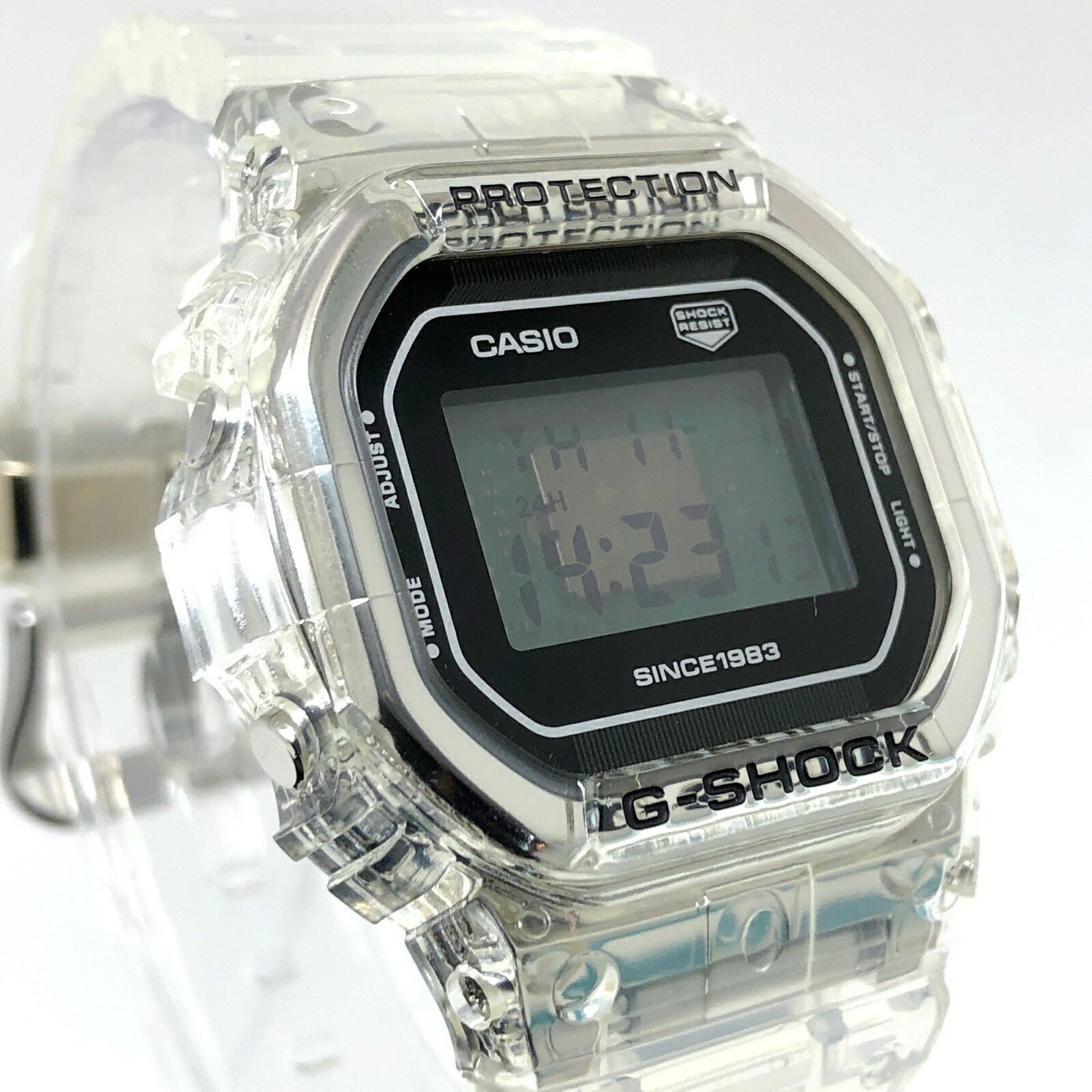 G-SHOCK CASIO Watch DW-5040RX-7 40th ANNIVERSARY Clear Remix Anniversary Skeleton Released in July 2023 Mikunigaoka Store