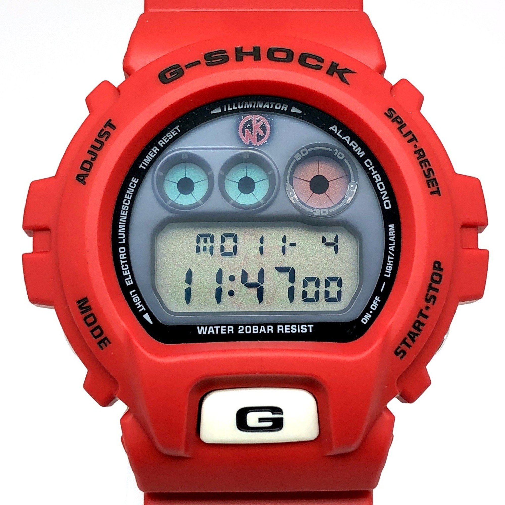 G-SHOCK CASIO Watch DW-6900BKIN29-9 Kinnikuman 29th Anniversary Collaboration Model Illustration Superhuman Silhouette Red Released in February 2008 Mikunigaoka Store