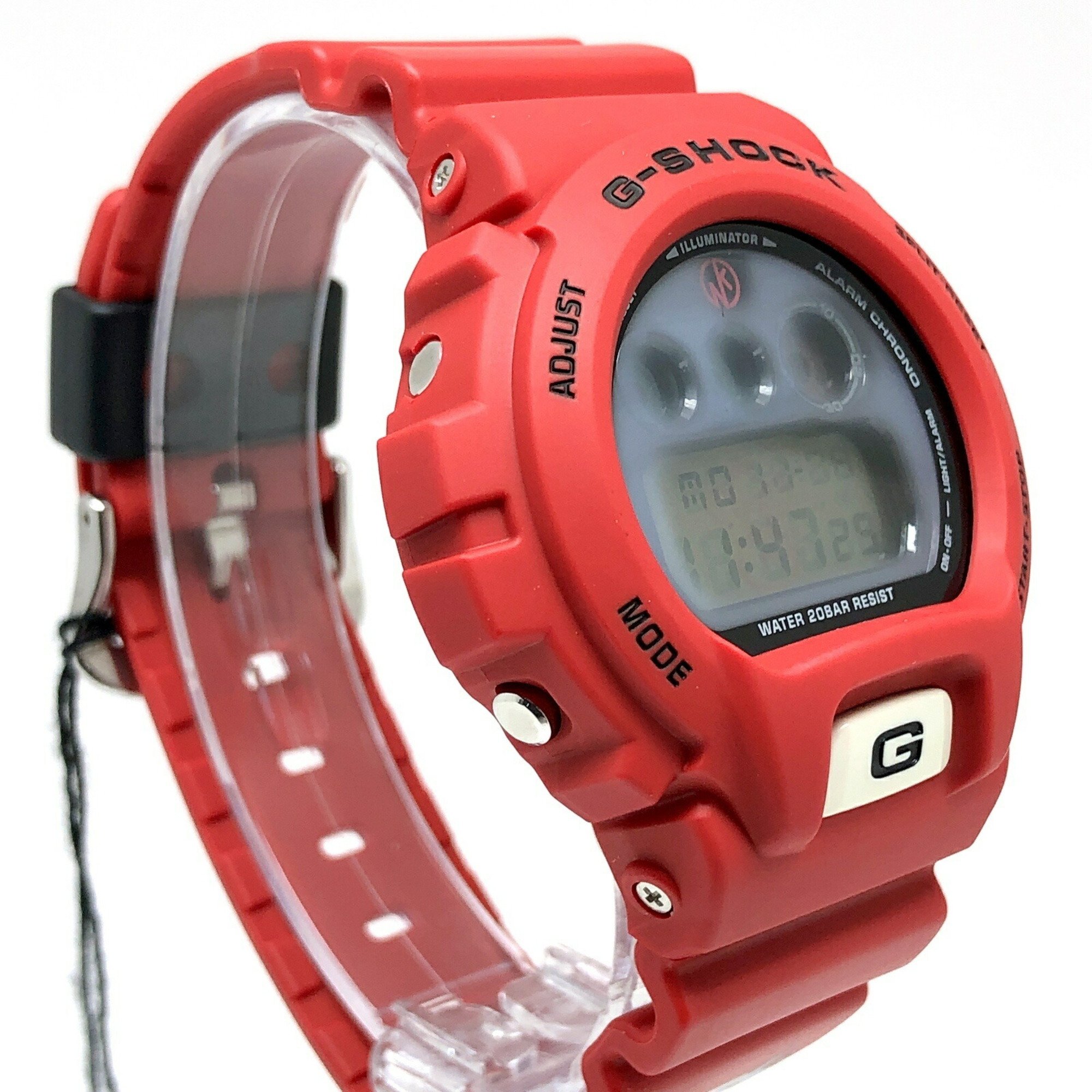 G-SHOCK CASIO Watch DW-6900BKIN29-9 Kinnikuman 29th Anniversary Collaboration Model Illustration Superhuman Silhouette Red Released in February 2008 Mikunigaoka Store