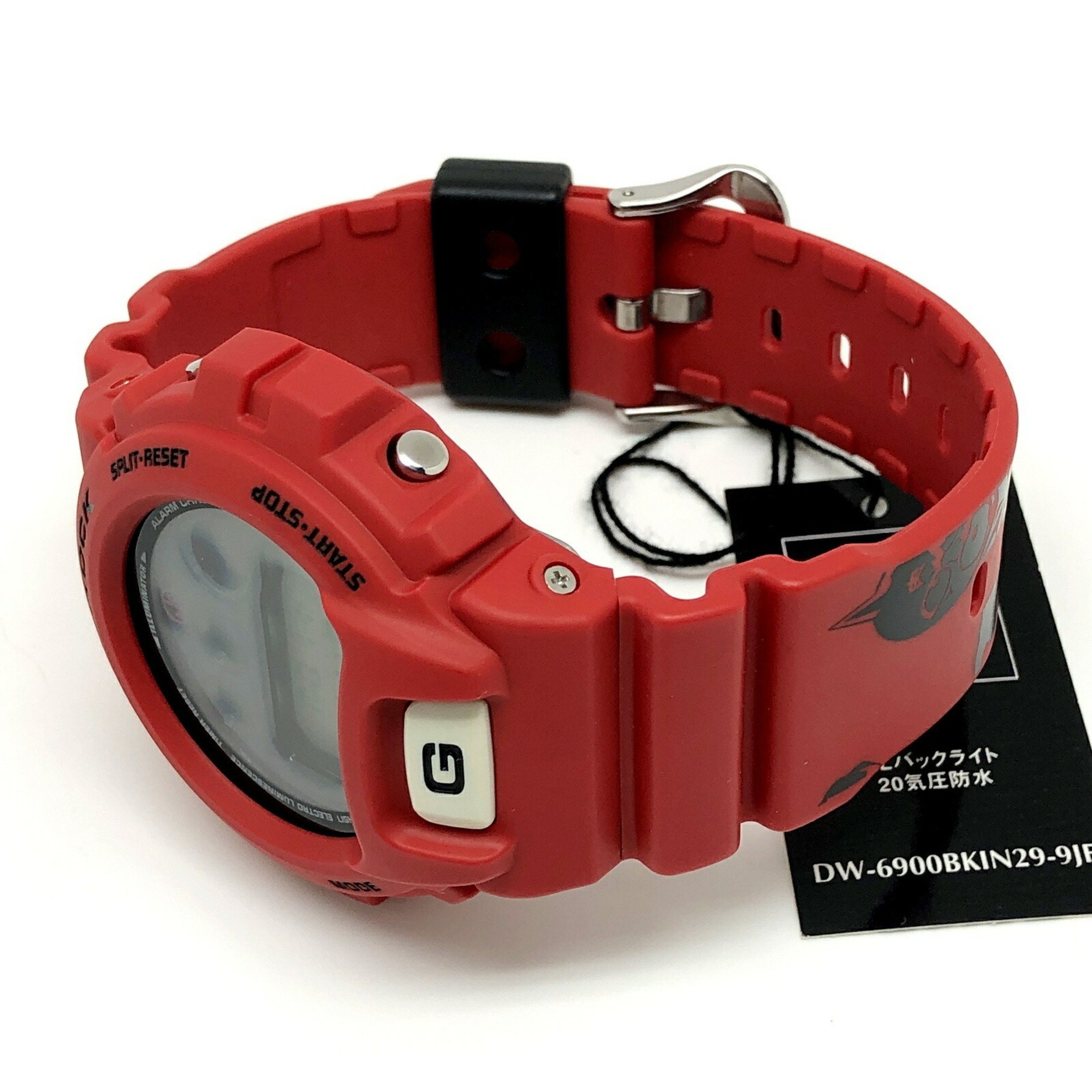 G-SHOCK CASIO Watch DW-6900BKIN29-9 Kinnikuman 29th Anniversary Collaboration Model Illustration Superhuman Silhouette Red Released in February 2008 Mikunigaoka Store