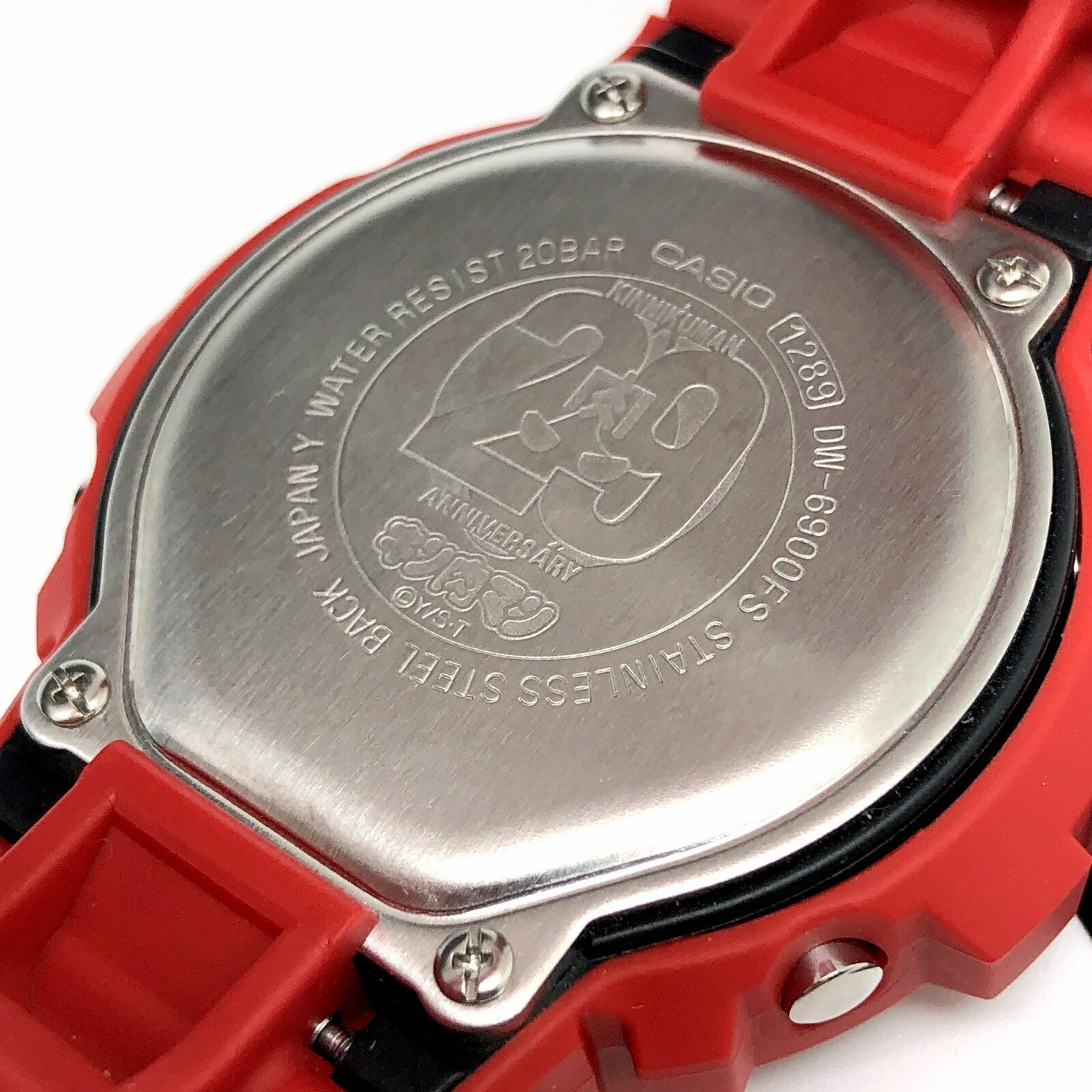 G-SHOCK CASIO Watch DW-6900BKIN29-9 Kinnikuman 29th Anniversary Collaboration Model Illustration Superhuman Silhouette Red Released in February 2008 Mikunigaoka Store