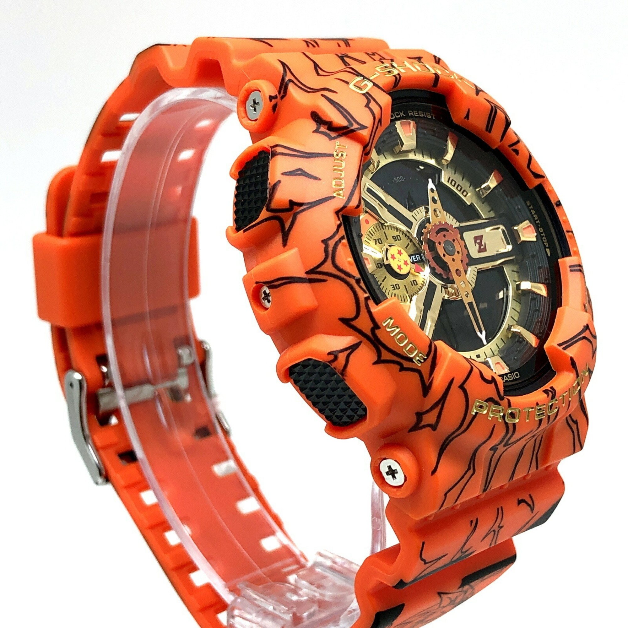 G-SHOCK CASIO Watch GA-110JDB-1 DRAGONBALL Z Collaboration Model LED Light Analog Digital Orange Illustration Son Goku Four-Star Ball Released in August 2020 Mikunigaoka Store