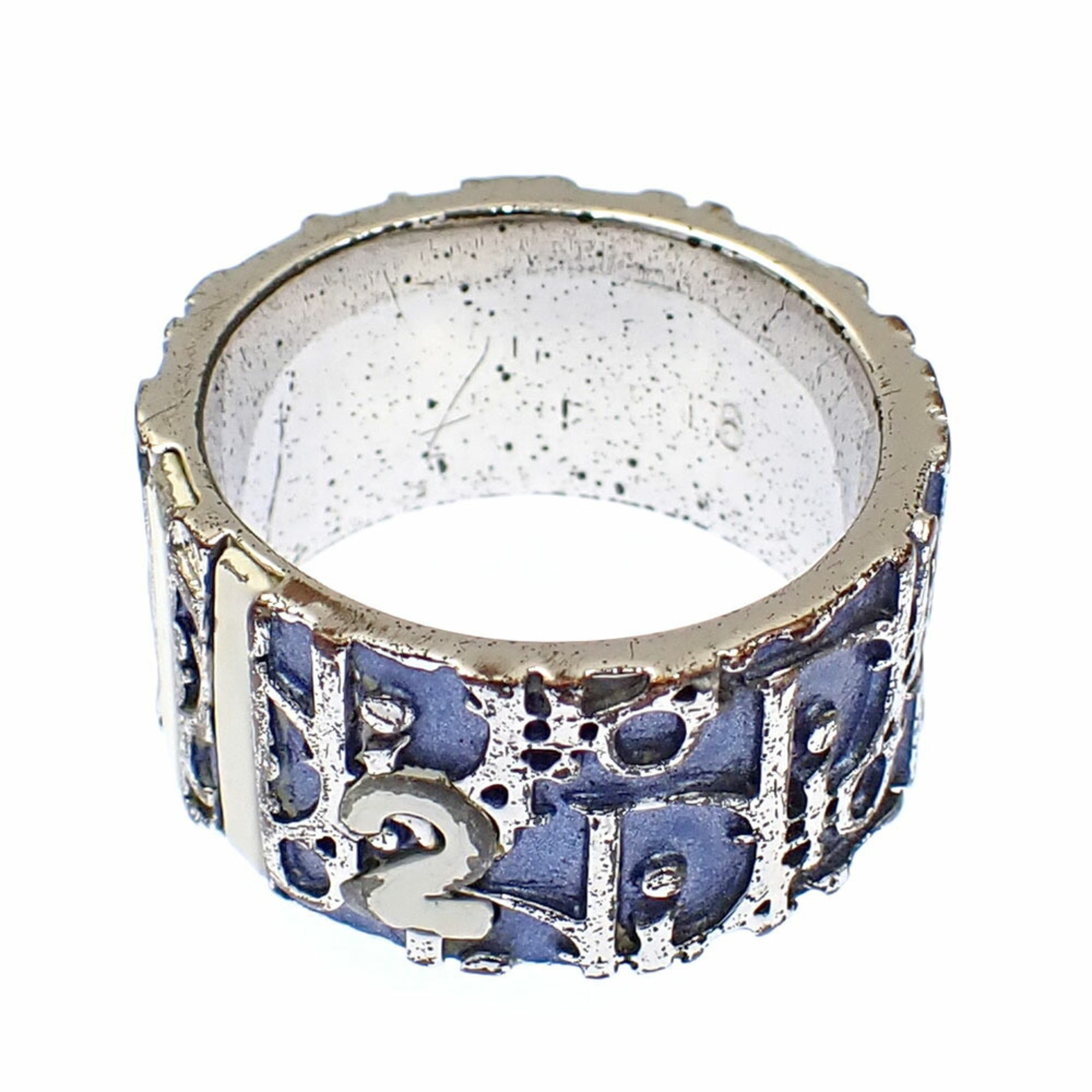 Christian Dior Trotter Ring Women's Size 11.5 #6 Blue NO.2