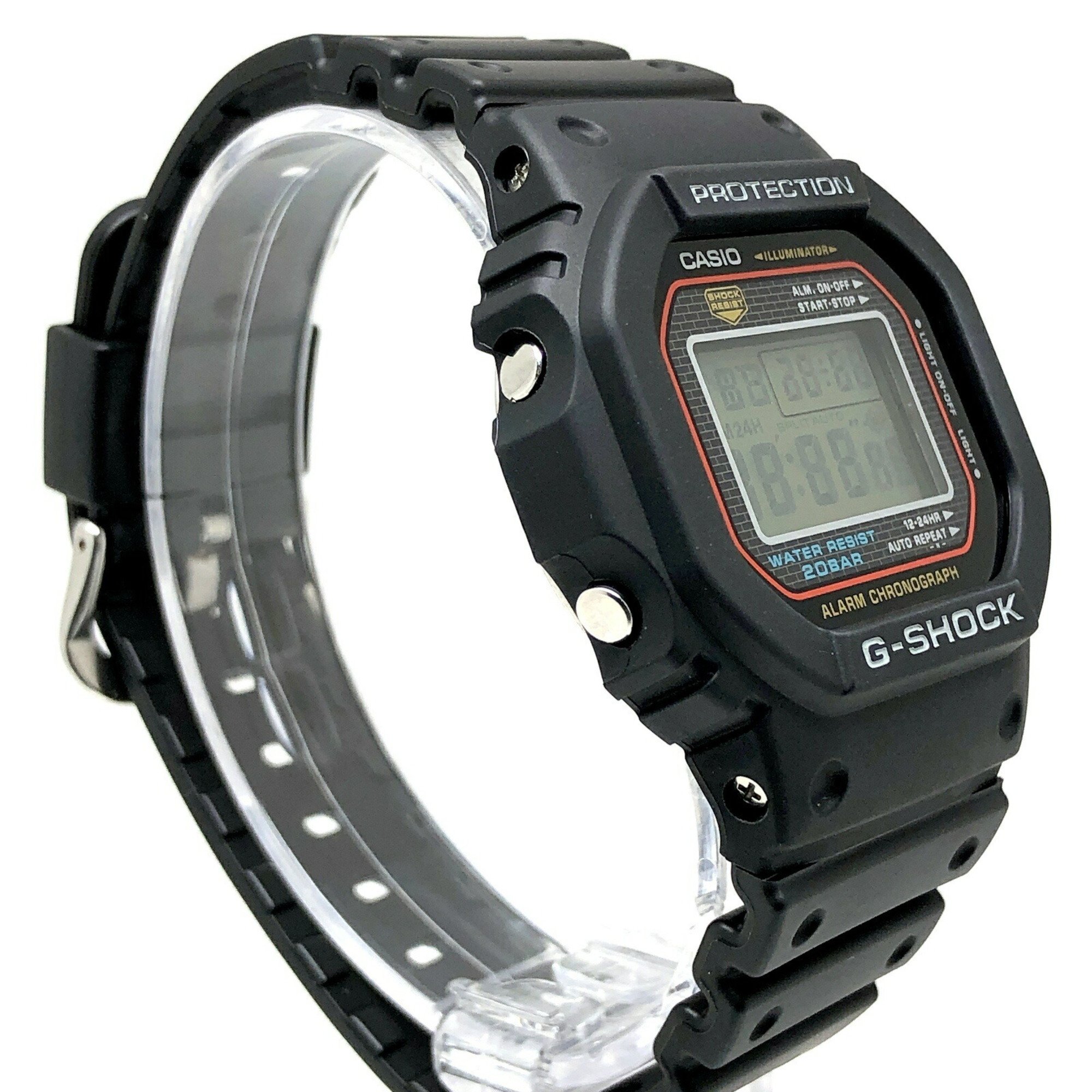 G-SHOCK CASIO Watch DW-5000-1 Reproduction of the first model DW-5000C Screw back EL backlight Released in March 2001 Mikunigaoka store