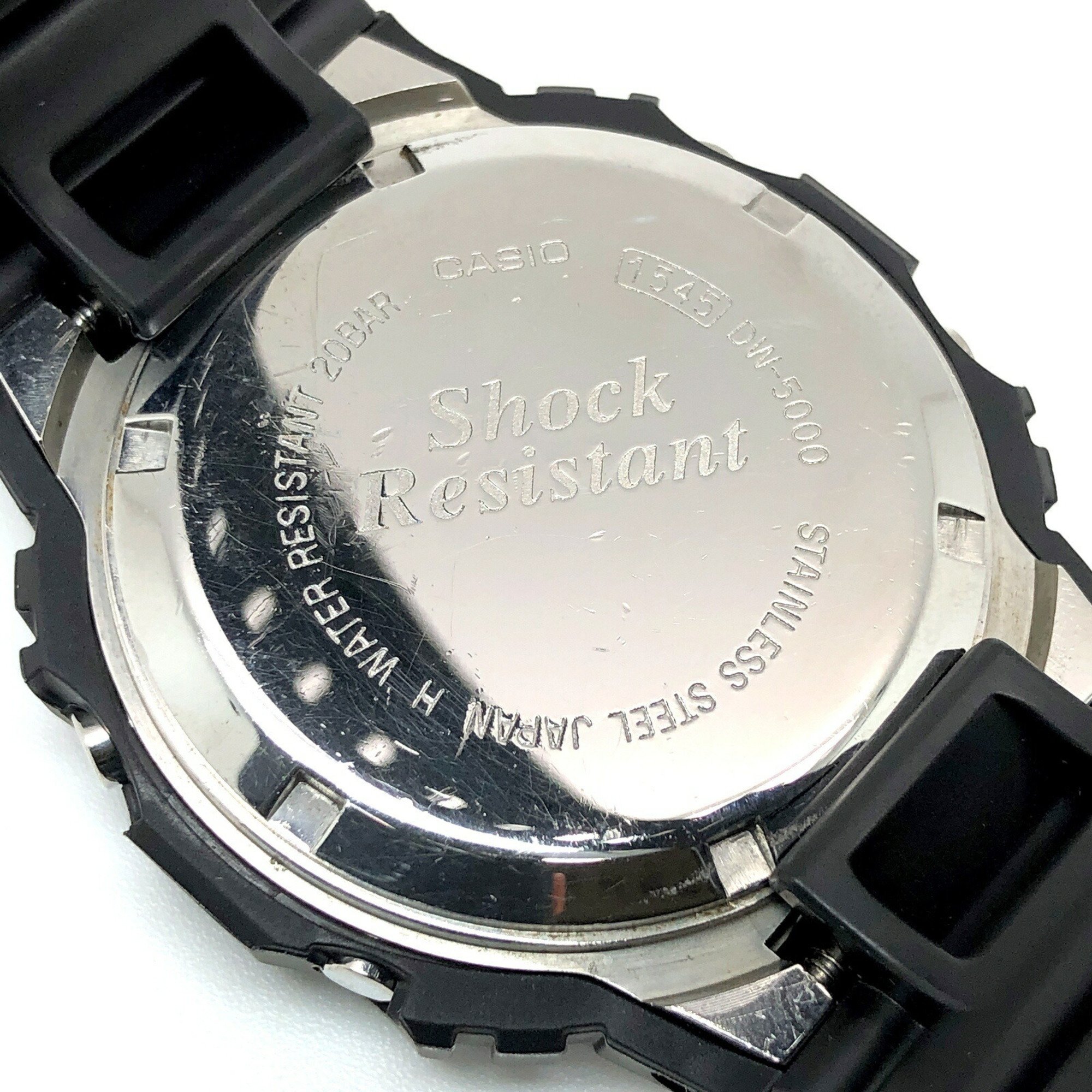 G-SHOCK CASIO Watch DW-5000-1 Reproduction of the first model DW-5000C Screw back EL backlight Released in March 2001 Mikunigaoka store