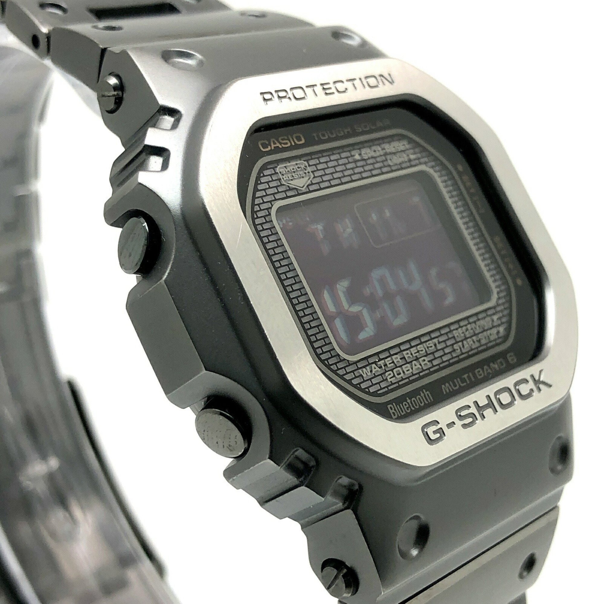 G-SHOCK CASIO Watch GMW-B5000MB-1 Full Metal Multi-Finished Black Radio Solar Bluetooth Mobile Link LED Backlight Released in March 2022 Mikunigaoka Store