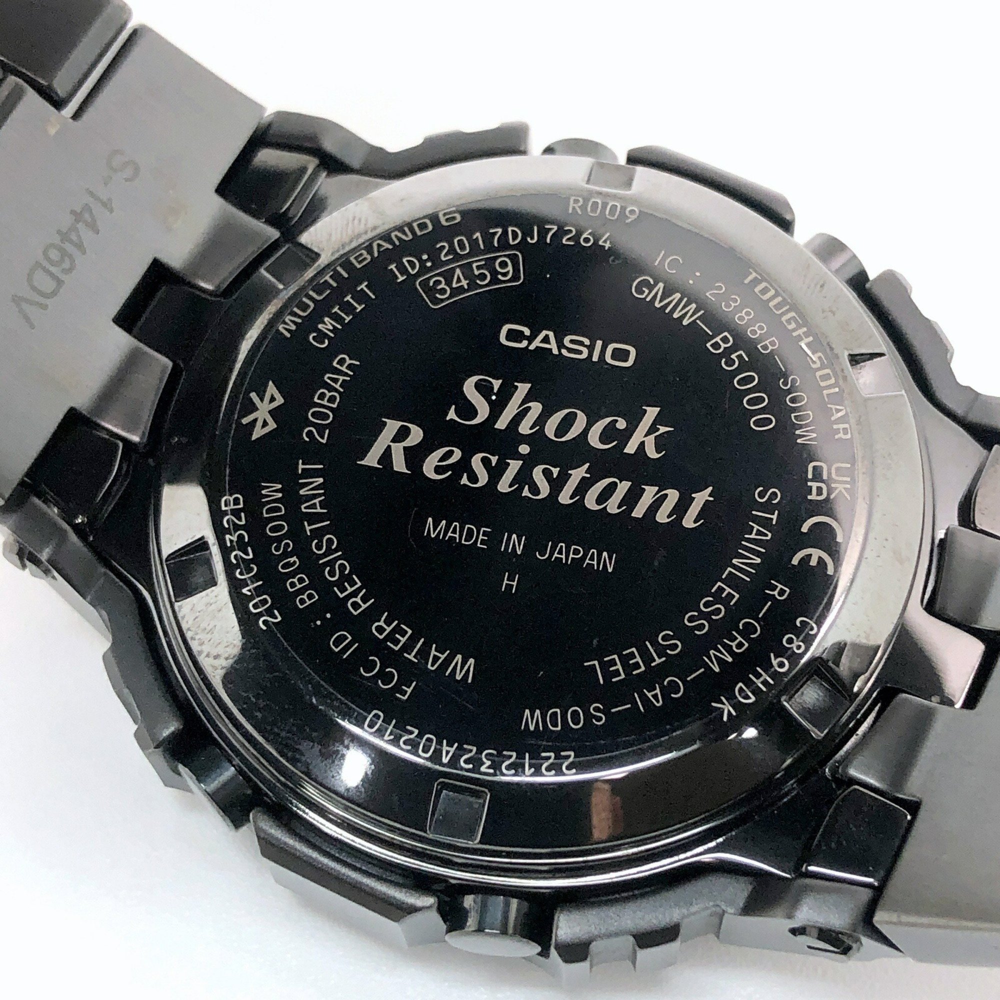 G-SHOCK CASIO Watch GMW-B5000MB-1 Full Metal Multi-Finished Black Radio Solar Bluetooth Mobile Link LED Backlight Released in March 2022 Mikunigaoka Store