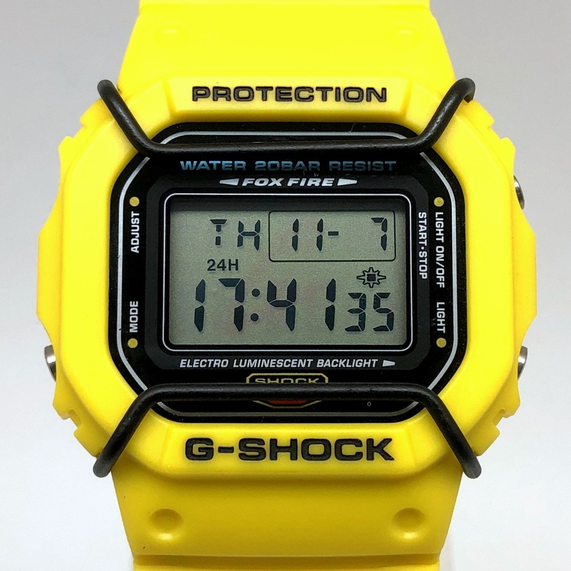 G-SHOCK CASIO Watch DW-5600ED-9 Yellow Speed Model Domestic 20 BAR Protector G Mark EL Backlight MADE IN KOREA C Stamp Released August 1996 Mikunigaoka Store