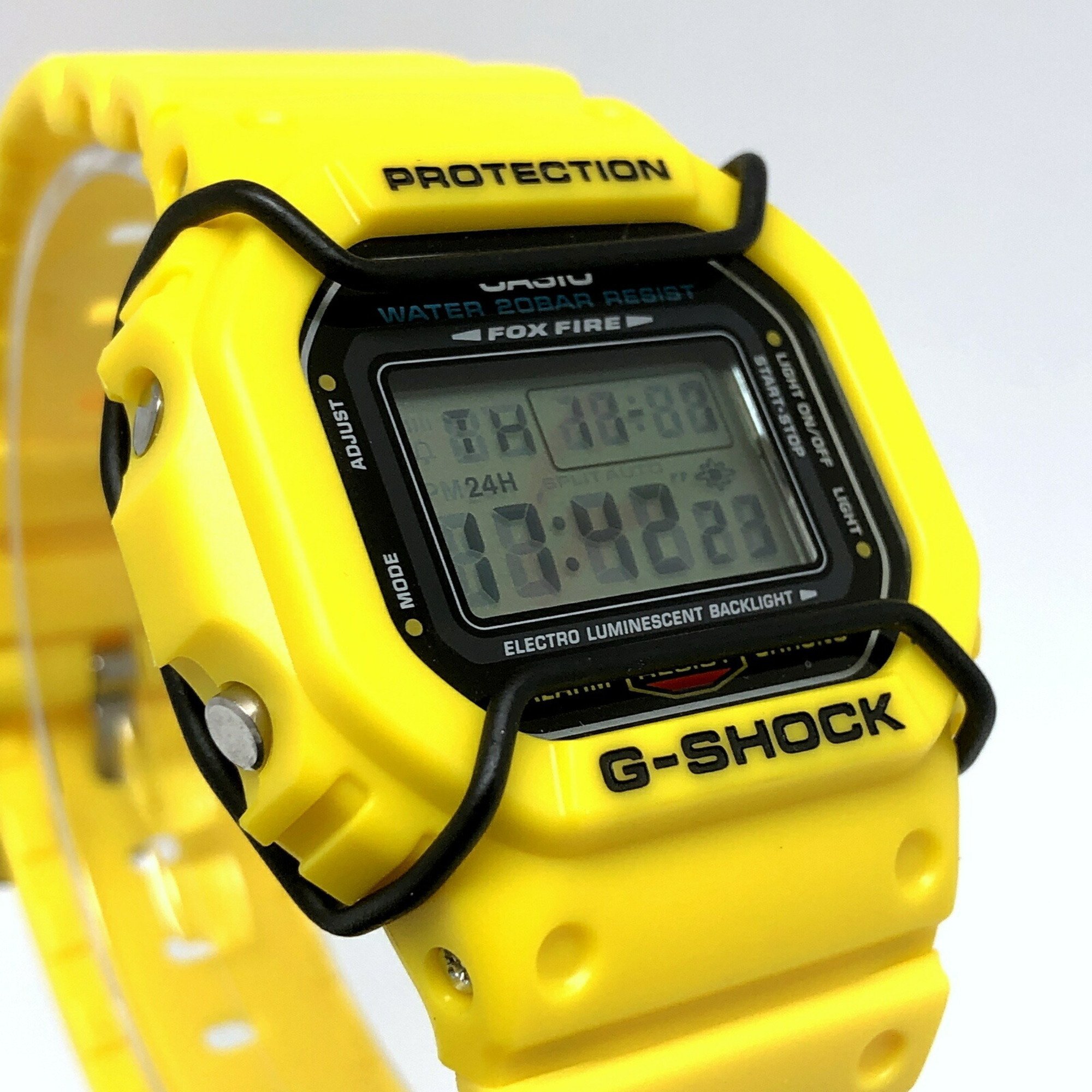 G-SHOCK CASIO Watch DW-5600ED-9 Yellow Speed Model Domestic 20 BAR Protector G Mark EL Backlight MADE IN KOREA C Stamp Released August 1996 Mikunigaoka Store