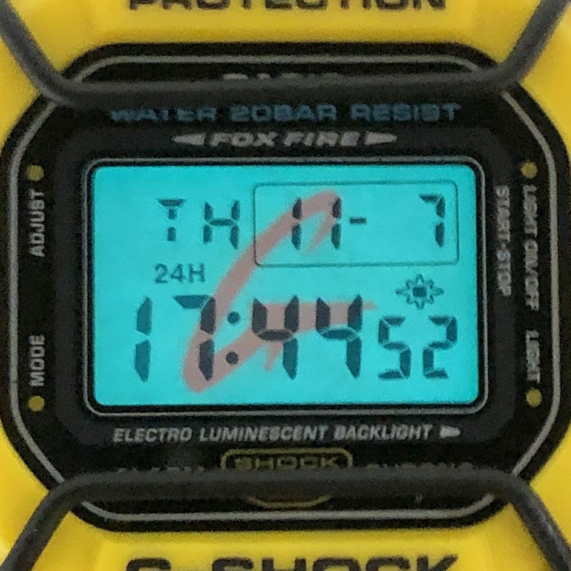 G-SHOCK CASIO Watch DW-5600ED-9 Yellow Speed Model Domestic 20 BAR Protector G Mark EL Backlight MADE IN KOREA C Stamp Released August 1996 Mikunigaoka Store