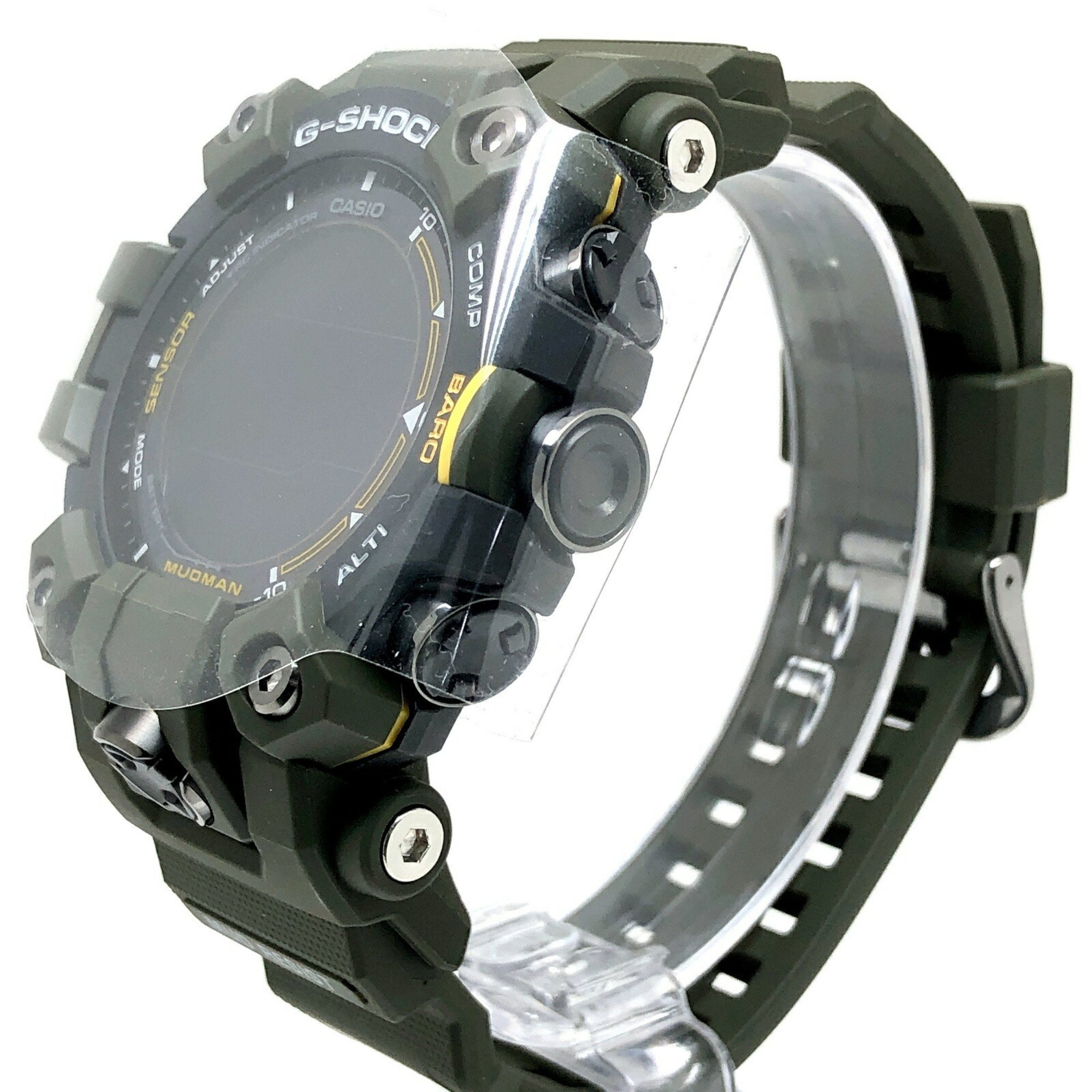 G-SHOCK CASIO Watch GW-9500-3 MUDMAN Radio Solar Triple Sensor Altitude, Compass, Barometric Pressure/Thermometer Carbon Core Guard Structure Dustproof and Mudproof LED Backlight Black x Khaki Released in July 2023 Mikunigaoka Store