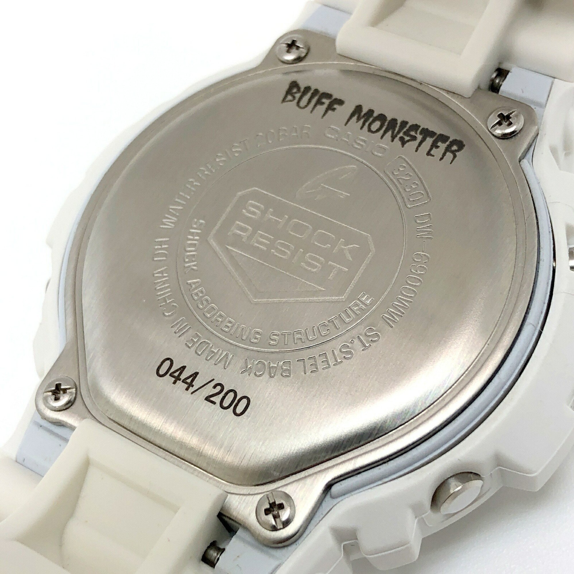 G-SHOCK CASIO Watch DW-6900-7BUFF BUFF MONSTER Buff Monster Not yet released World limited to 200 Collaboration model White Released in November 2016 Mikunigaoka store