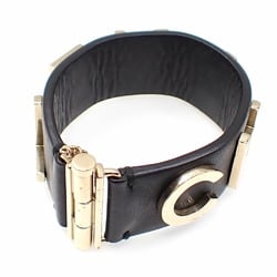 Chanel Leather Bracelet Women's Black B18B