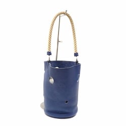 Hermes Majoire PM Bucket Bag Handbag Women's Blue Jean Beige Taurillon Clemence □K Stamp Made around 2007 HERMES Shoulder