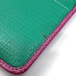 Dolce & Gabbana Tri-fold Wallet for Women Purple Green Hand Chain Sicily Phone Bag