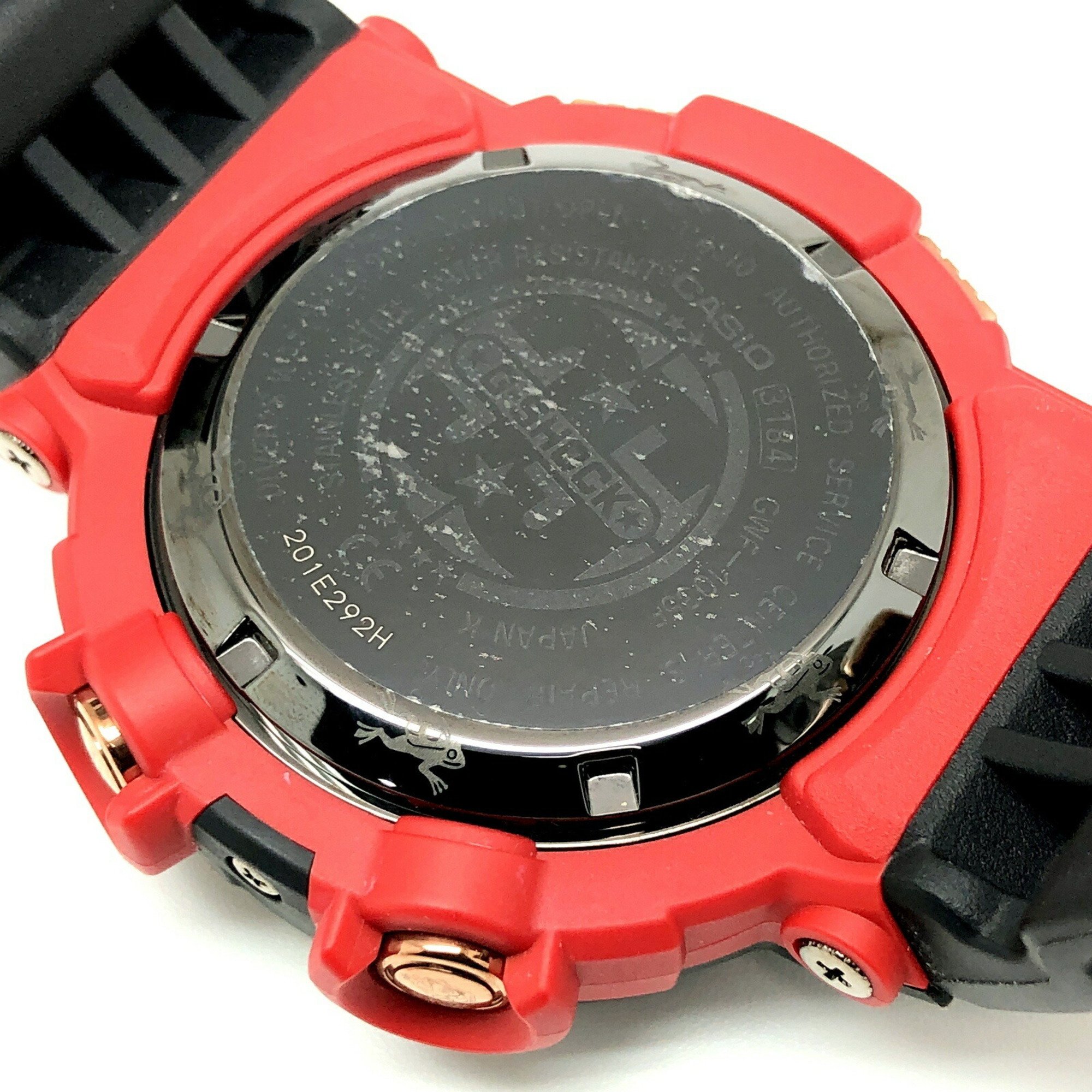 G-SHOCK CASIO Watch GWF-1035F-1 FROGMAN 35th ANNIVERSARY MAGMA OCEAN Frogman Anniversary Limited Edition Magma Ocean Radio Solar Black x Red Rose Gold Released November 2018 Mikunigaoka Store