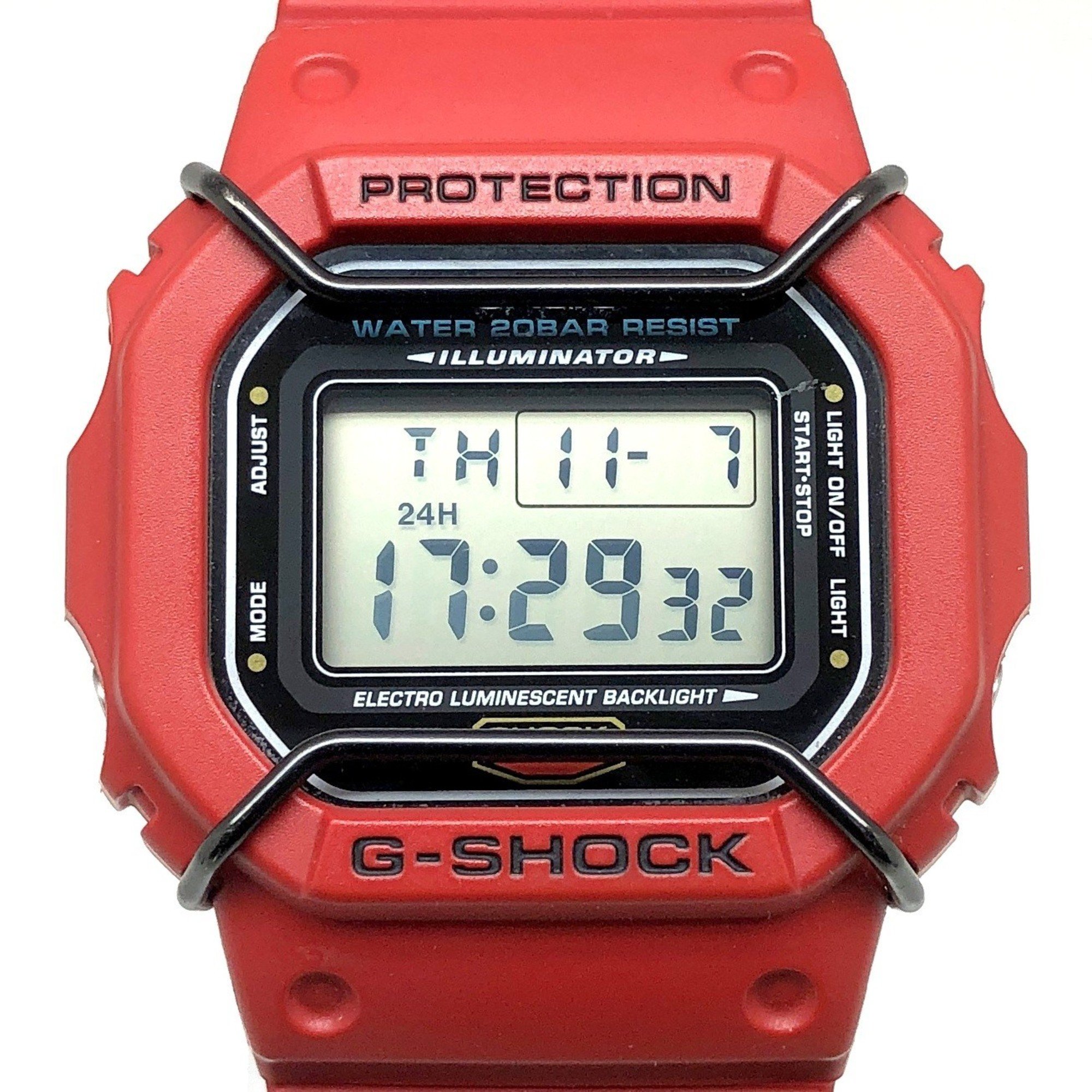 G-SHOCK CASIO Watch DW-5600P-4 Protector DW-5600ED-4 Reprint Model Speed Red x Black Released November 2014 Mikunigaoka Store