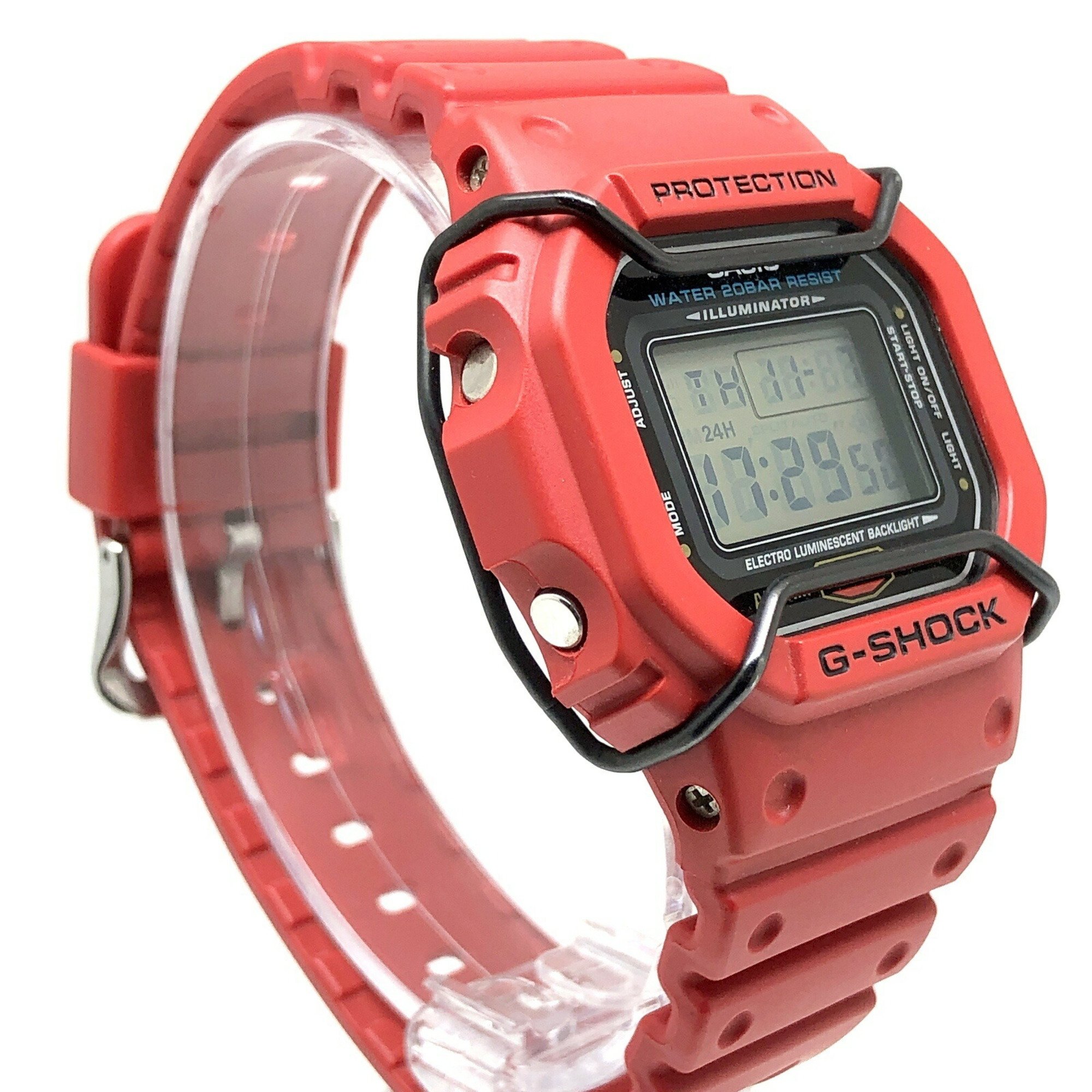 G-SHOCK CASIO Watch DW-5600P-4 Protector DW-5600ED-4 Reprint Model Speed Red x Black Released November 2014 Mikunigaoka Store