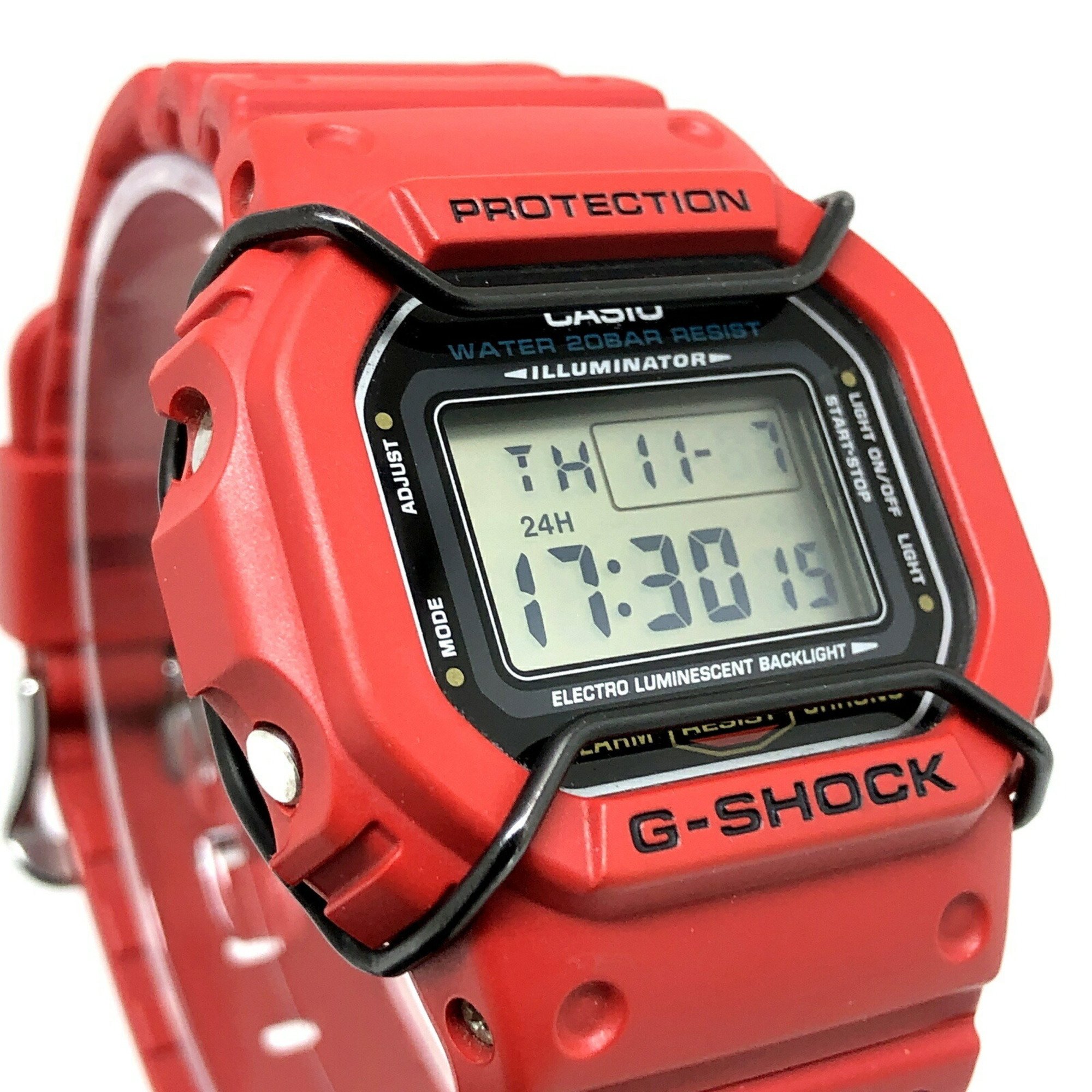 G-SHOCK CASIO Watch DW-5600P-4 Protector DW-5600ED-4 Reprint Model Speed Red x Black Released November 2014 Mikunigaoka Store