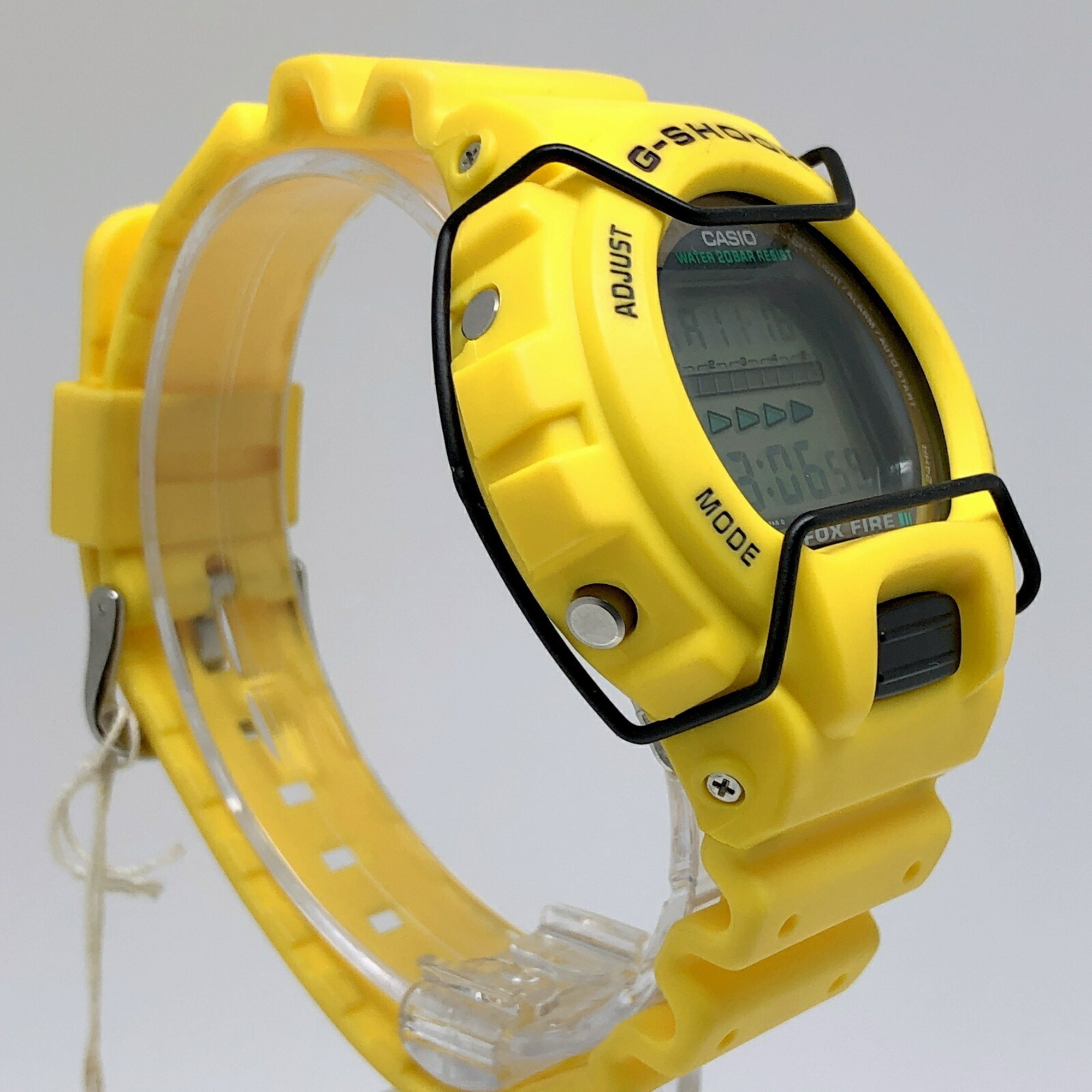 G-SHOCK CASIO Watch DW-6630B-9 FOX FIRE Protector Yellow G Mark EL Backlight Released November 1994 Mikunigaoka Store