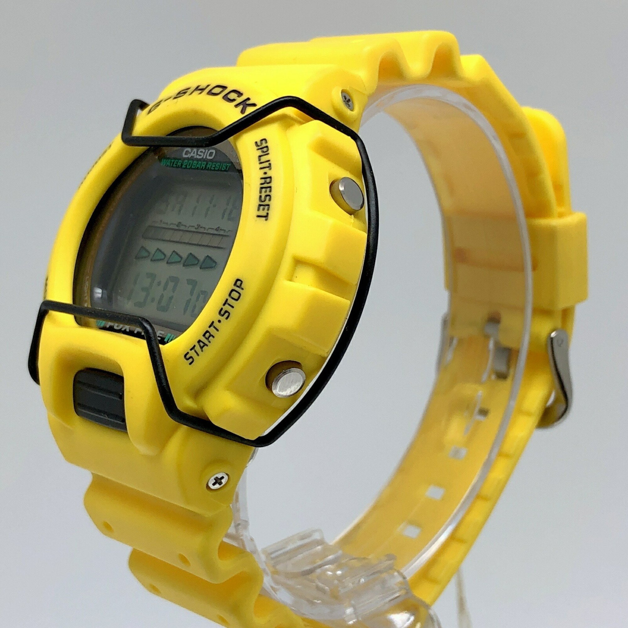 G-SHOCK CASIO Watch DW-6630B-9 FOX FIRE Protector Yellow G Mark EL Backlight Released November 1994 Mikunigaoka Store