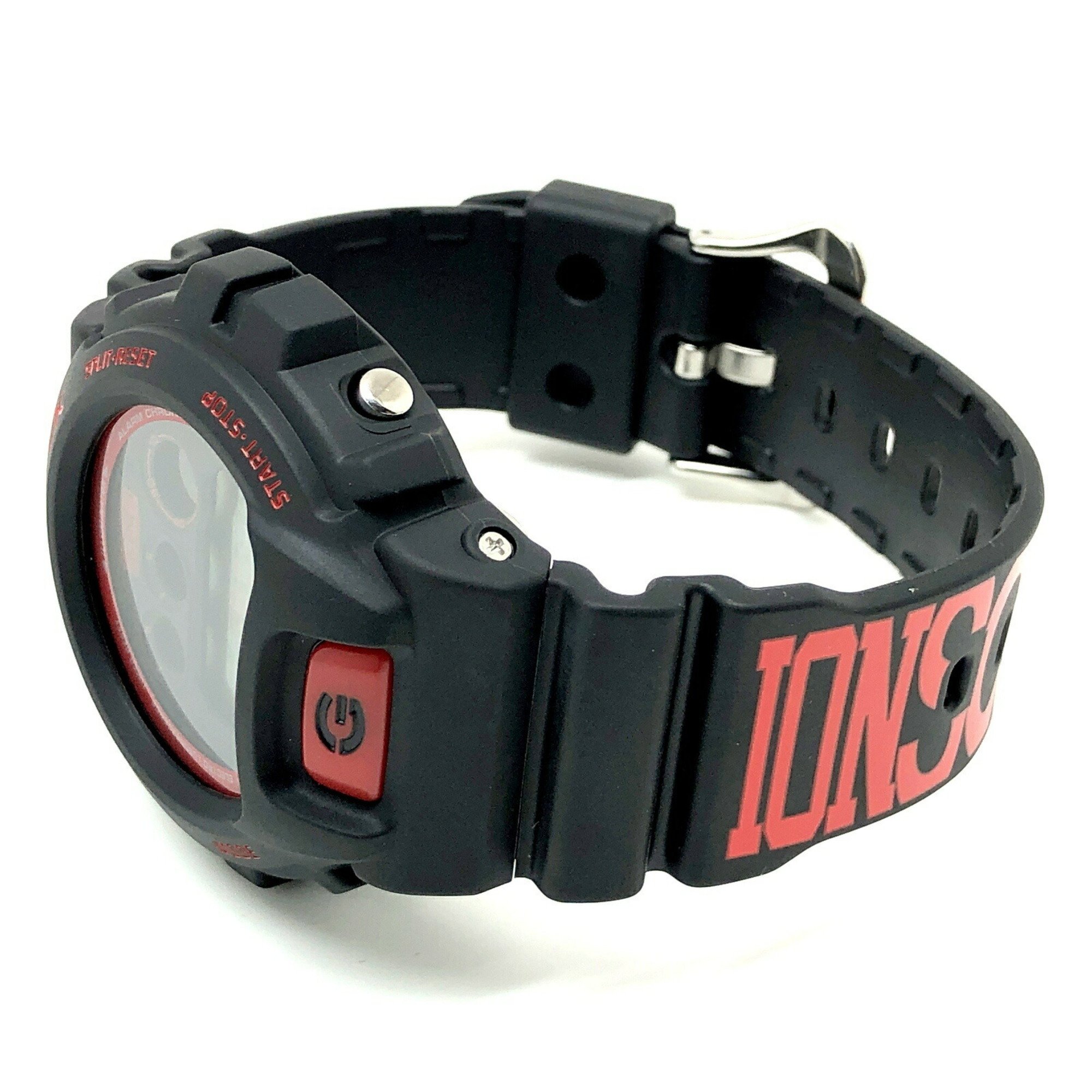 G-SHOCK CASIO Watch DW6900-BZ LIMITED MODEL B'z 30th Year Exhibition SCENES 1988-2018 Anniversary Collaboration Model Lottery Sales Venue Limited Black x Red DW-6900FS Released in May 2018 Mikunigaoka Store