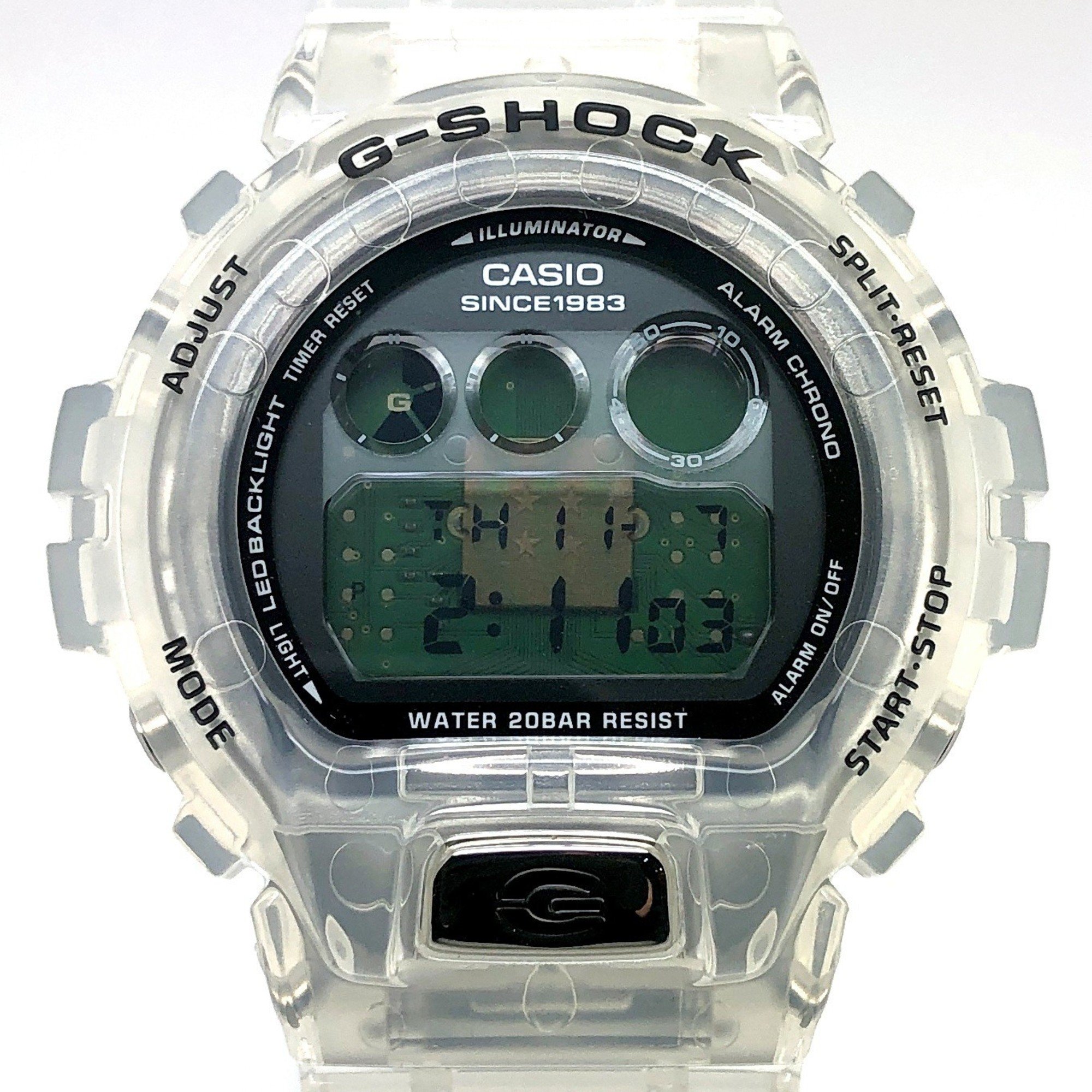 G-SHOCK CASIO Watch DW-6940RX-7 40th ANNIVERSARY CLEAR REMIX Anniversary Clear Remix Skeleton Released in July 2023 Mikunigaoka Store